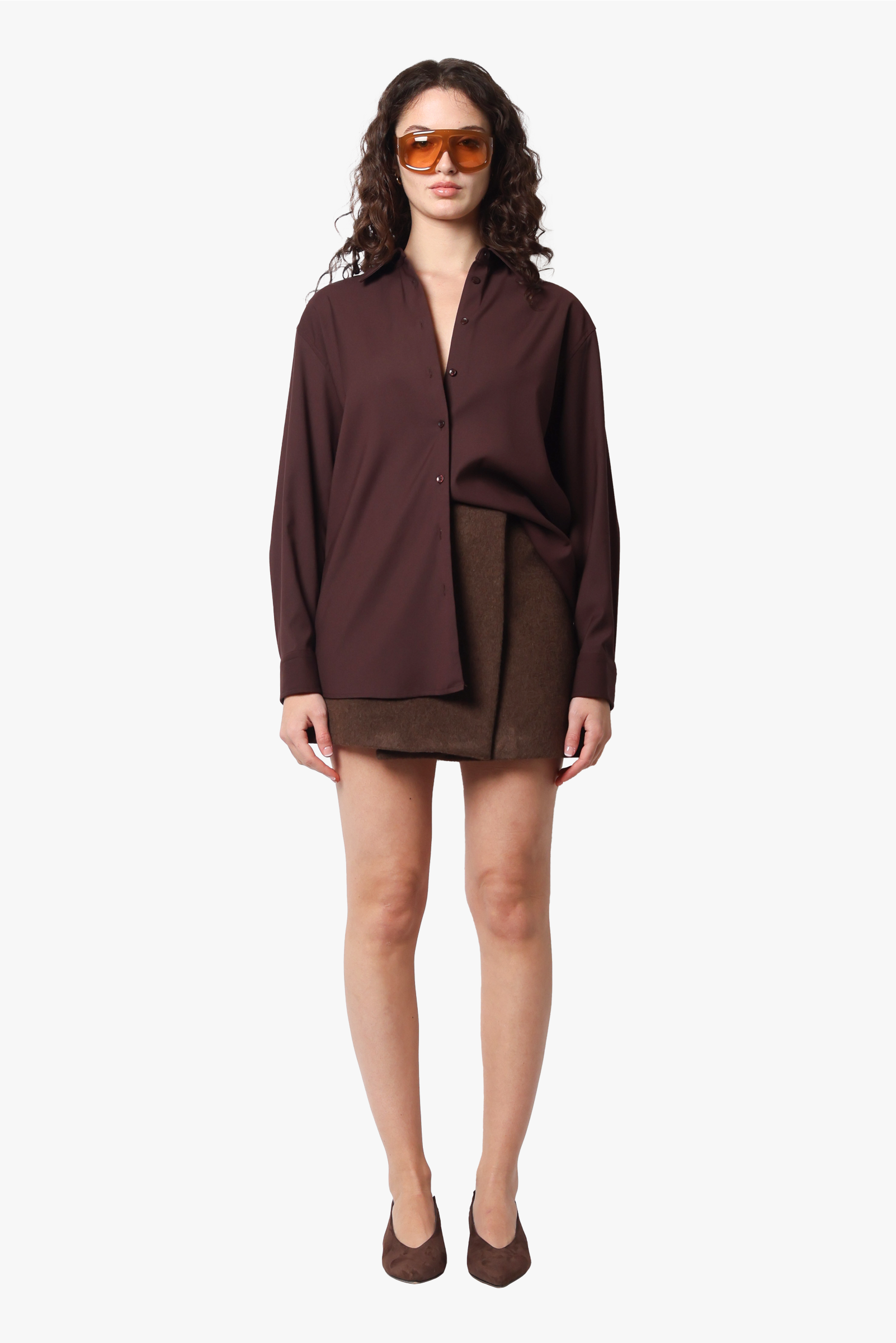 ON PARKS Monty Shirt - Chocolate