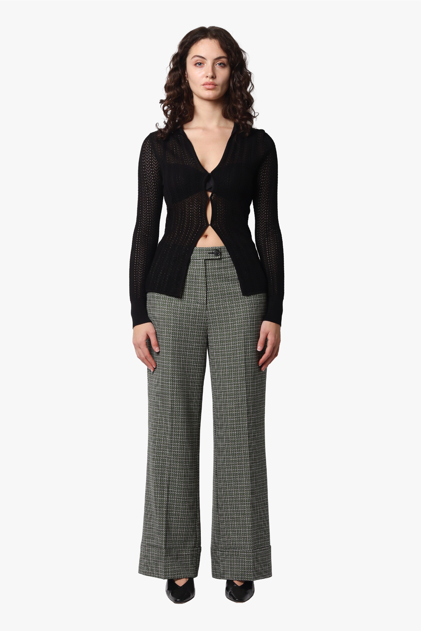 ON PARKS Astro Pant - Green Houndstooth