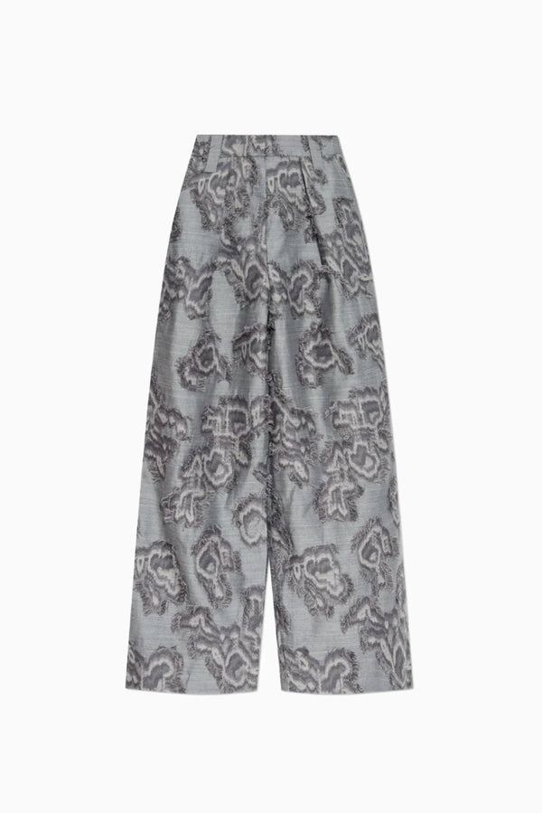 GANNI Fil Coupe Suiting Big Pleat Pants - Mockingburd