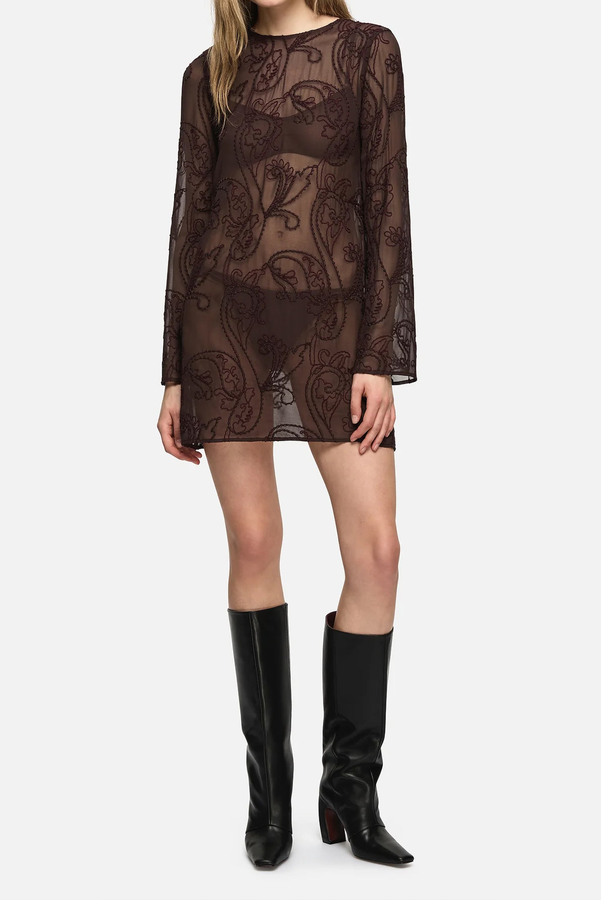 Gemma Dress - Brown