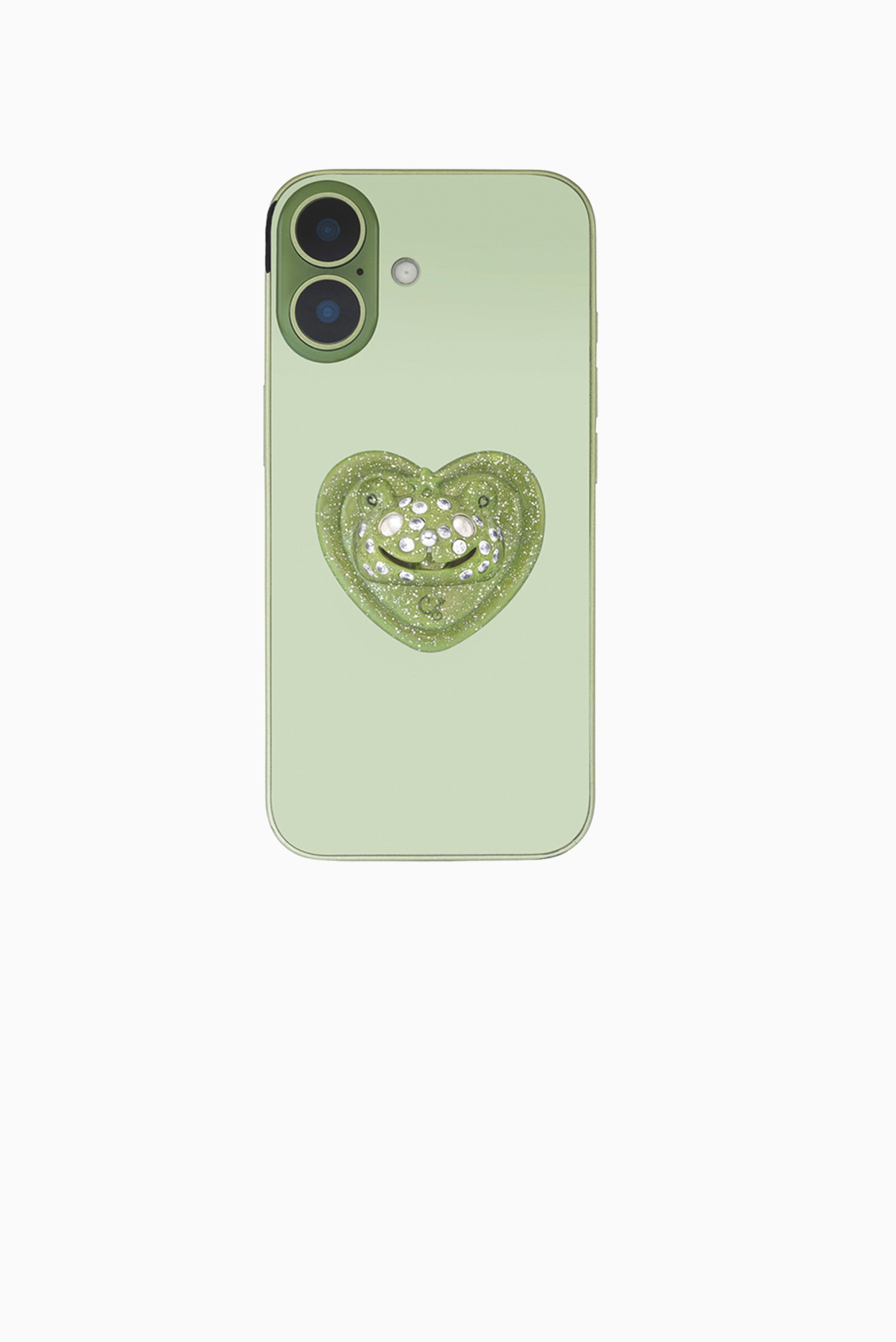 Collina Strada x Stand Oil Princess Bear Grip Ring - Glitter Green