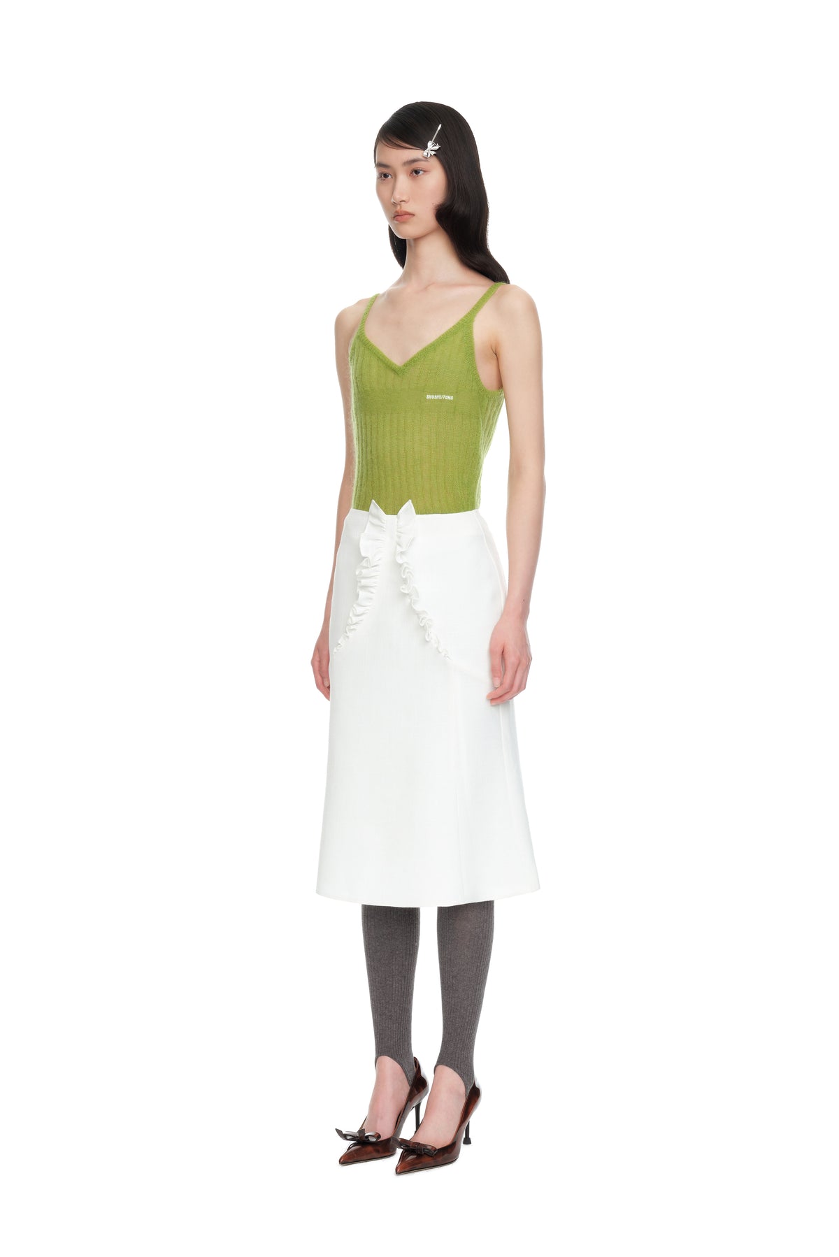 Knit Cami Top - Green