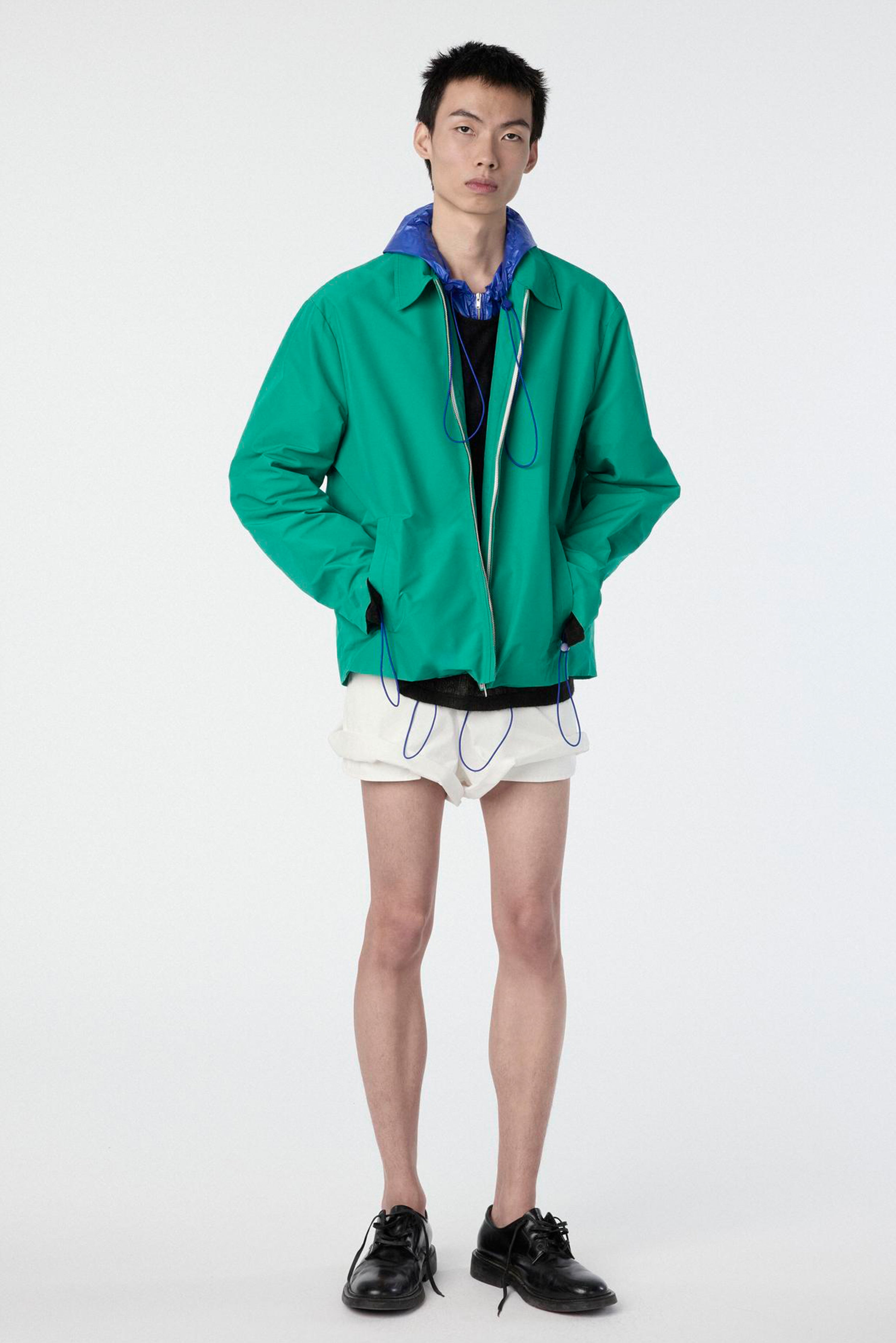 Straight Zip-Up Jacket - Green – MANE by Stable