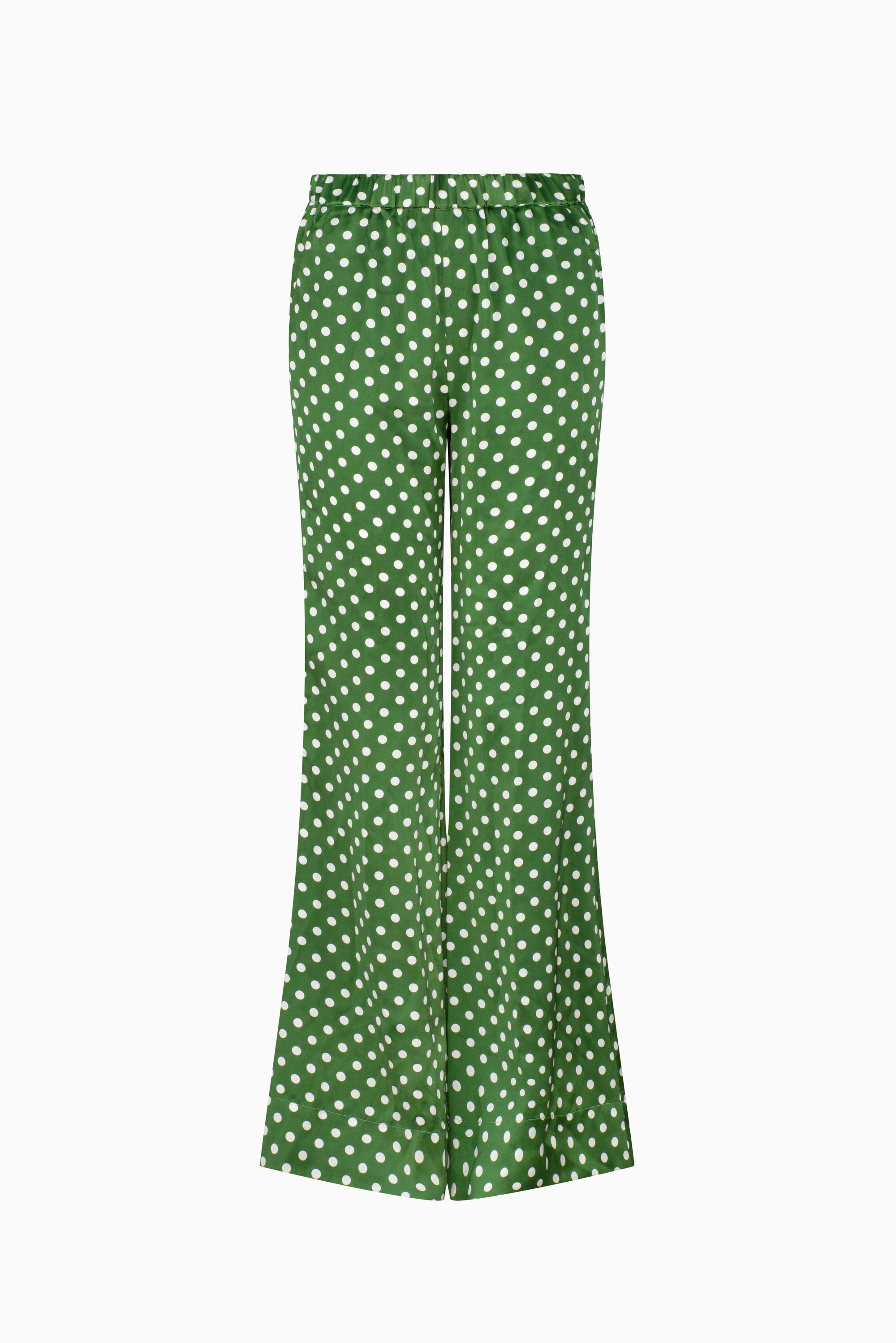 Verano Pant - Jade and White