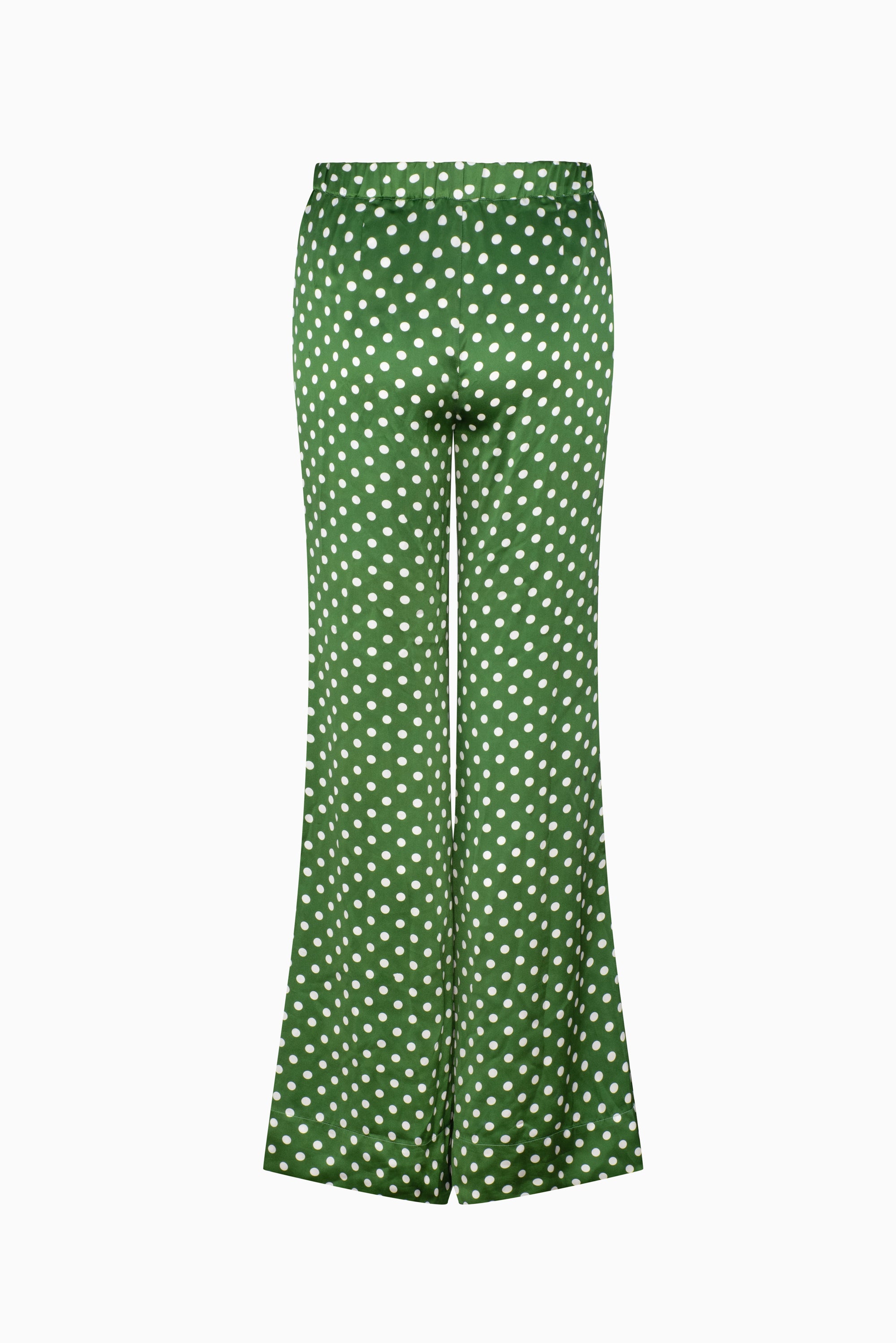 Verano Pant - Jade and White