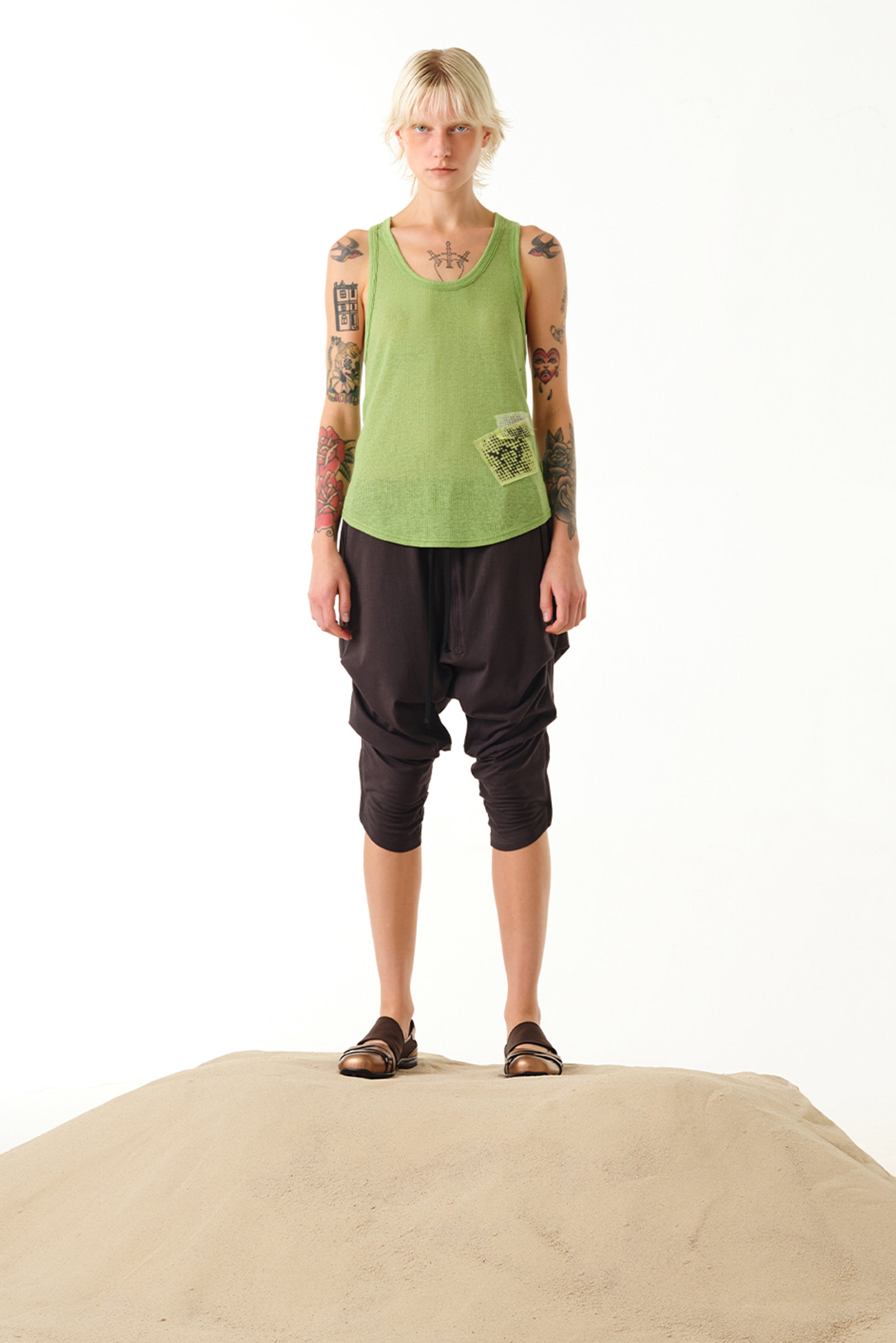YY Patch Lounge Sleeveless - Green