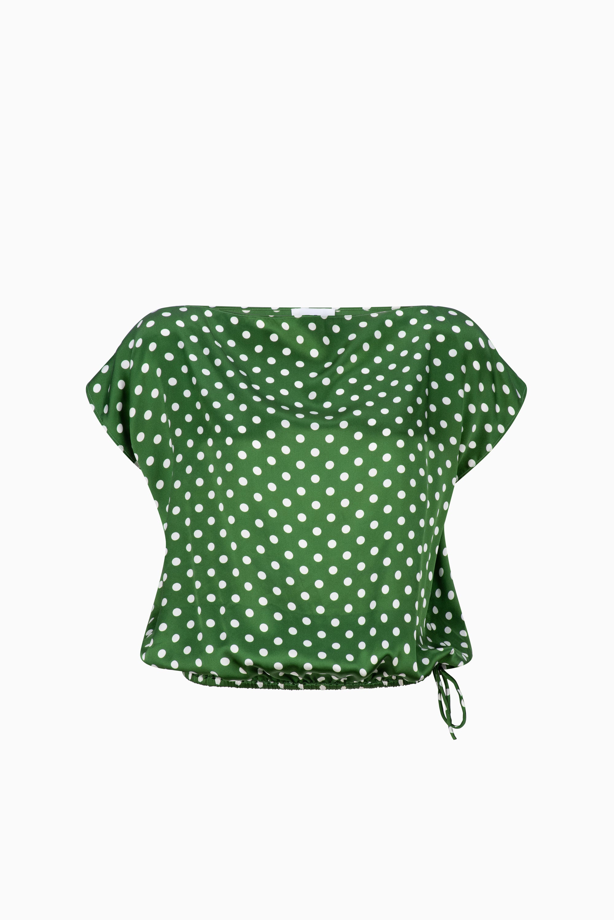 Verano Top - Jade and White