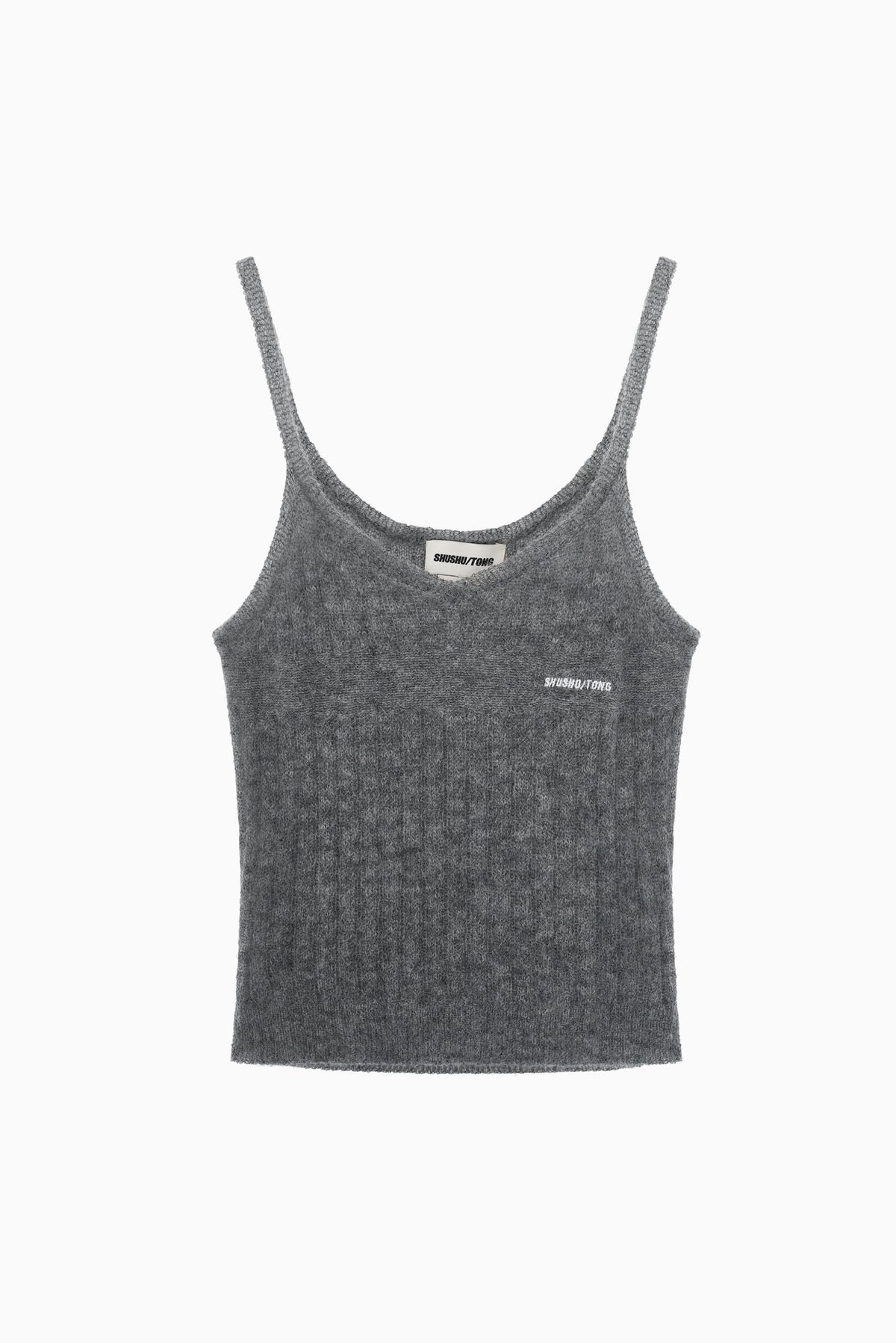 Knit Cami Top - Grey