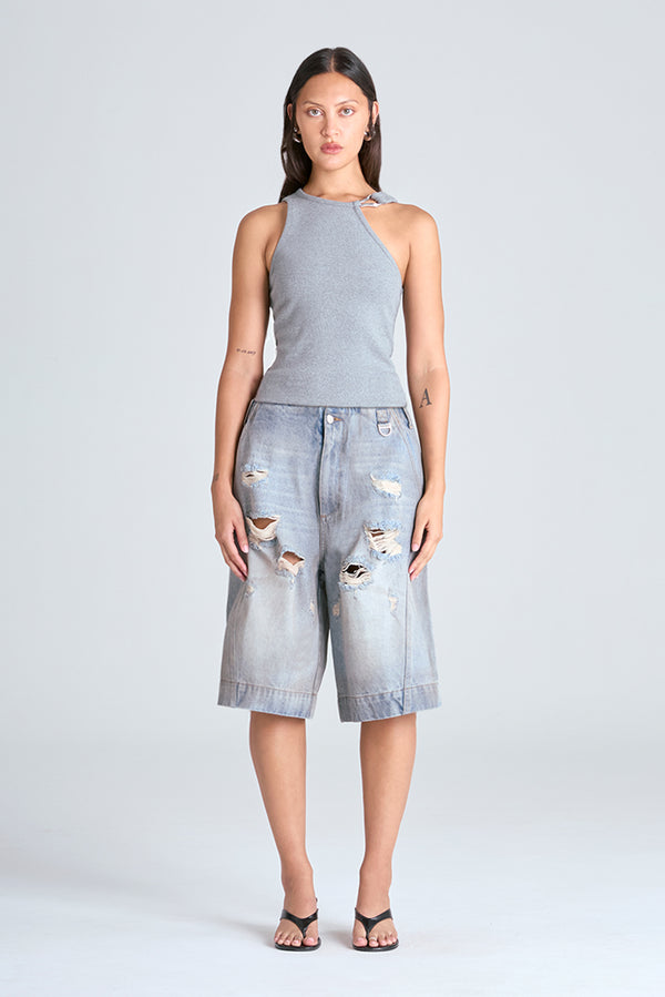 Jinx Tank - Grey Marl