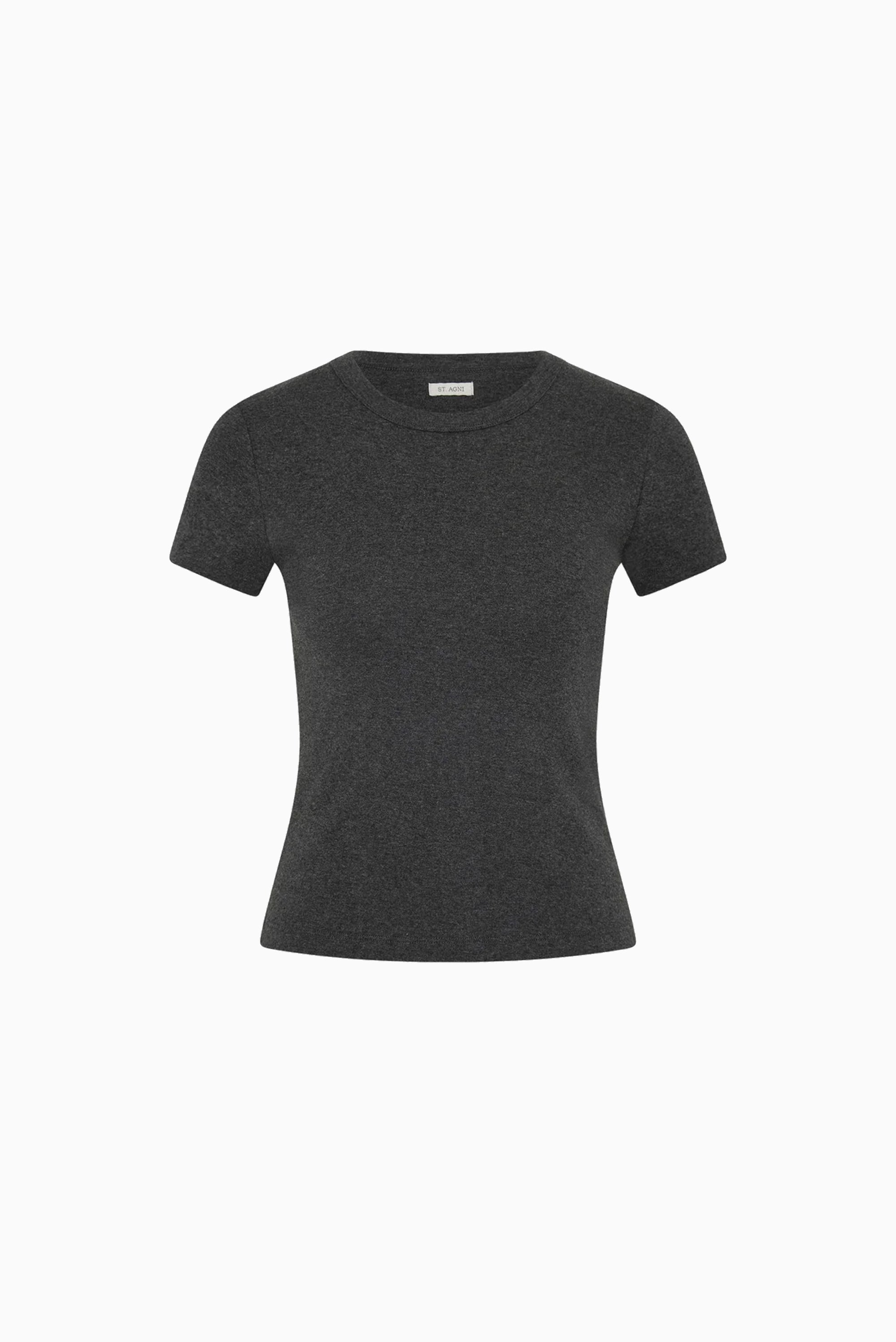 Organic Cotton Baby Tee - Charcoal Melange