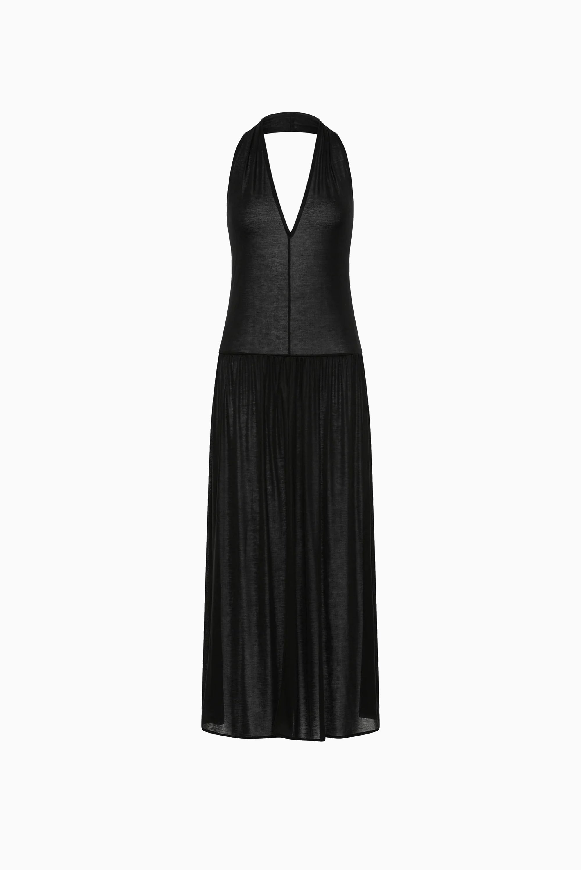 Fluid Jersey Halter Dress - Black MANE by Stable Fluid Jersey Halter Dress - Black MANE by Stable