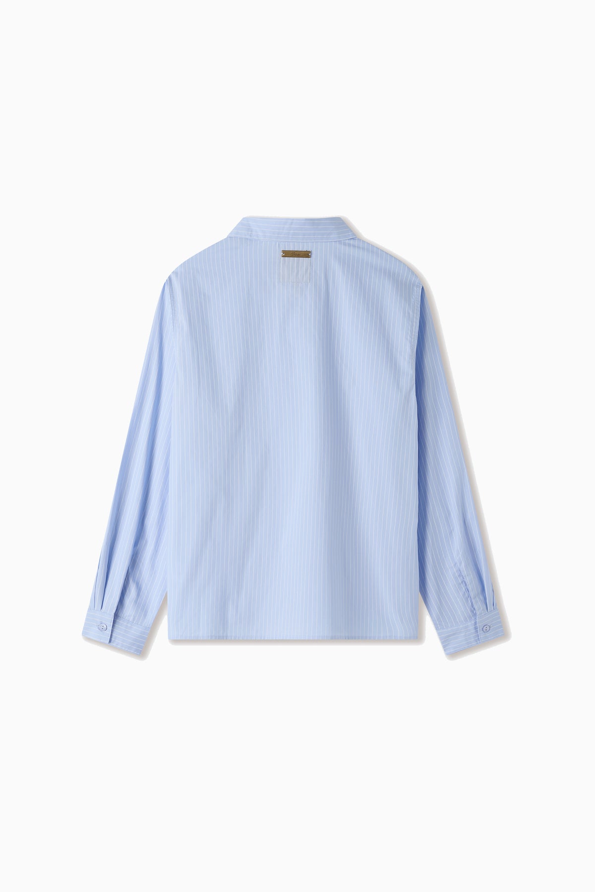 Hattori Blue Pinstripe Button Up Shirt - Blue
