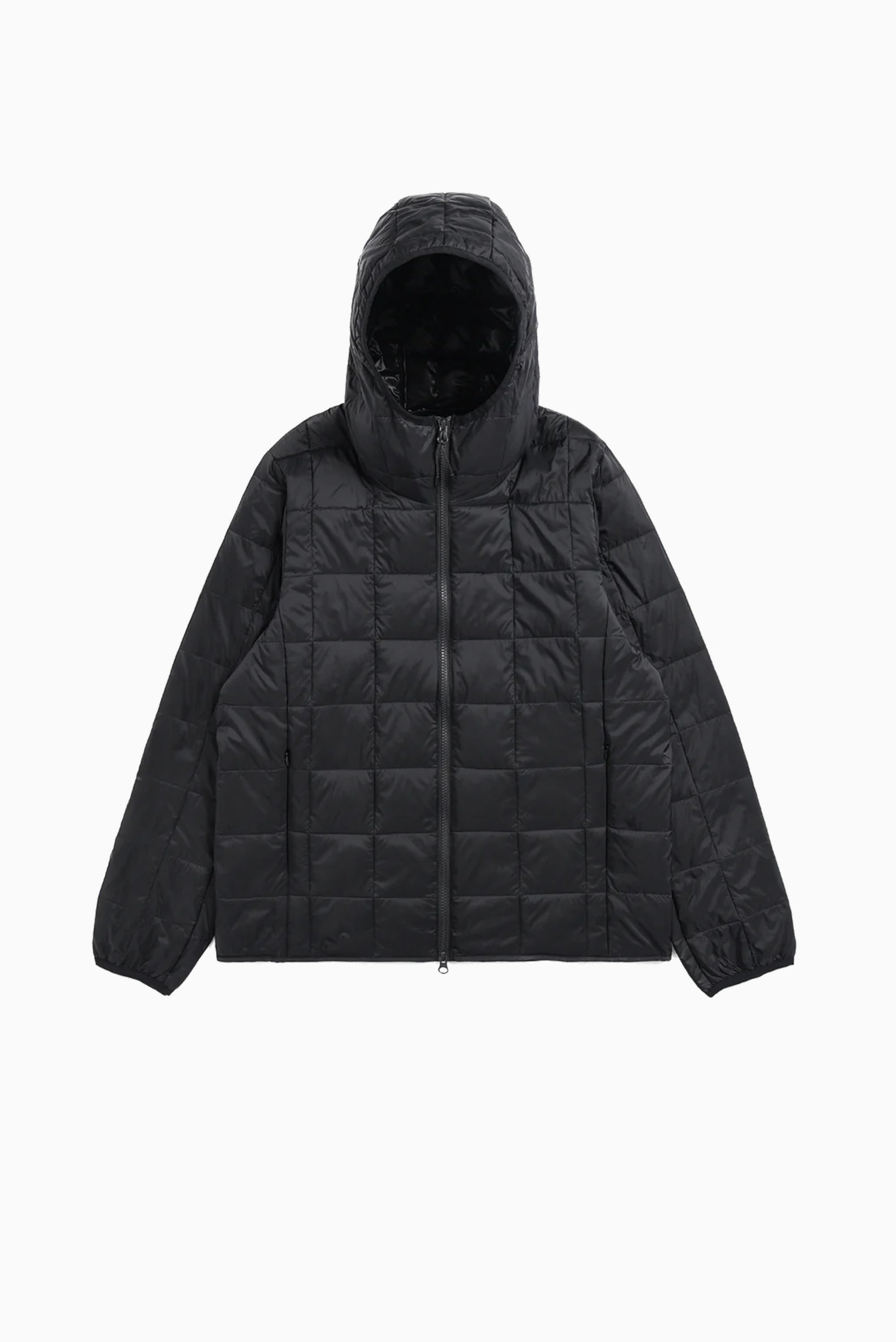 Hood W-Zip Down Jacket - Black