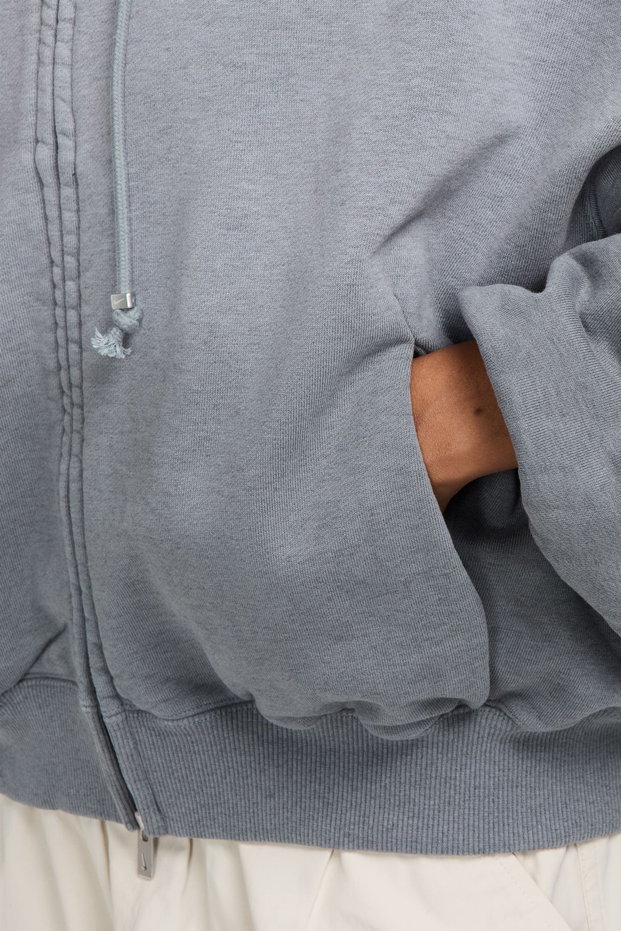 NRG NK Studio Fleece Hoodie - Cool Grey