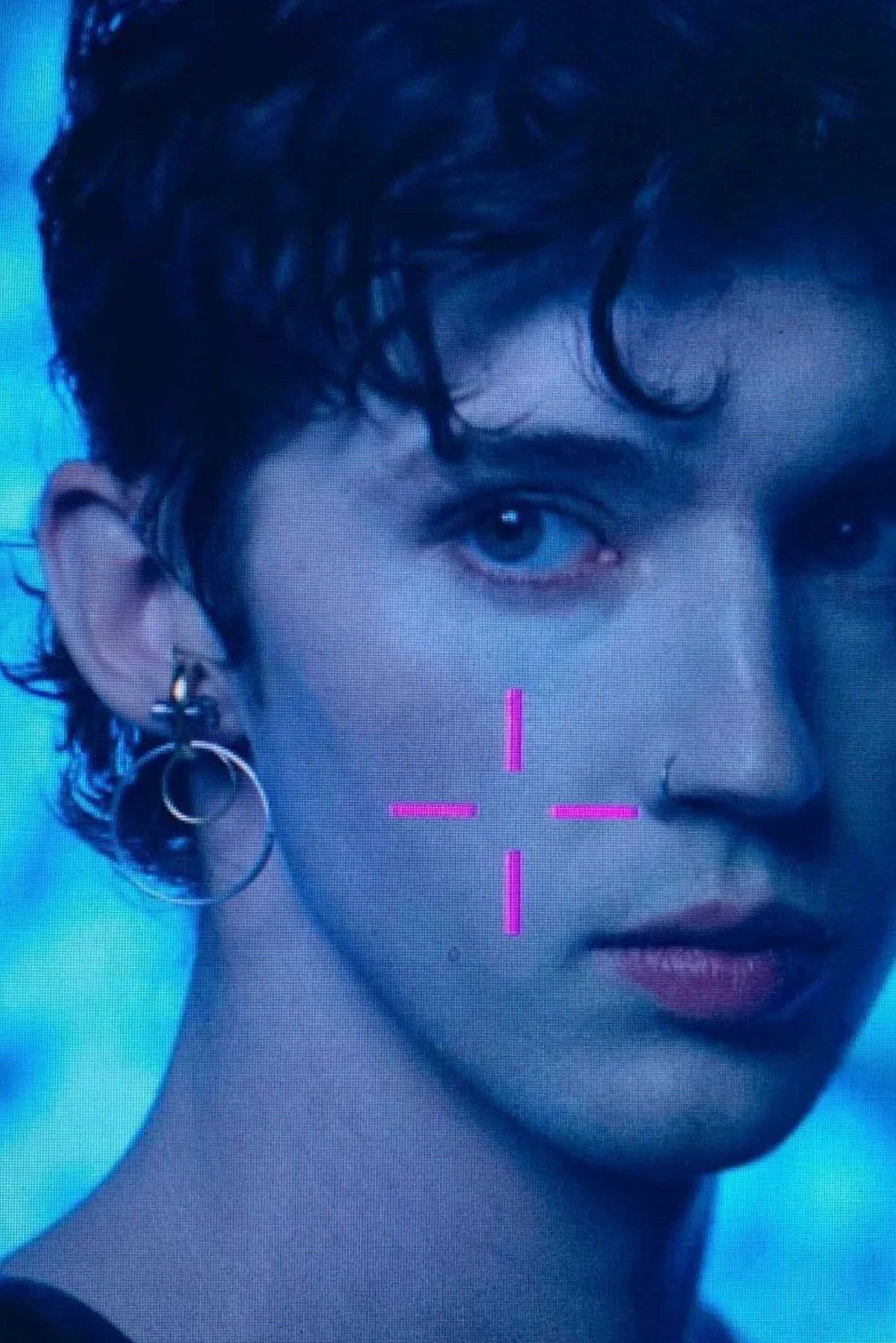 Earring Earring 4- Ball and Hoop - Pink