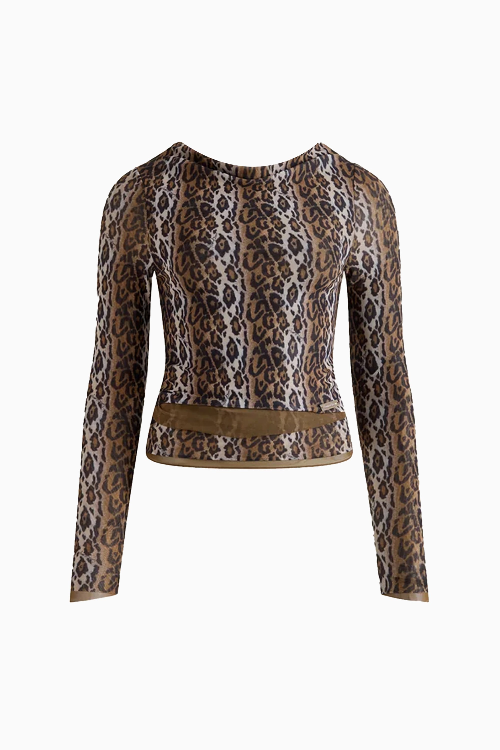Leopard Layered Long Sleeve Top