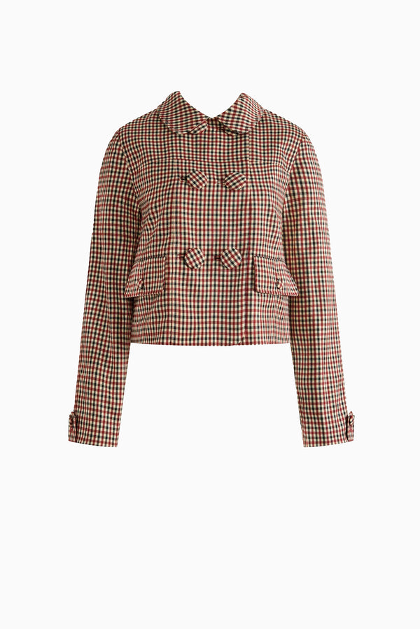HOUSE OF SUNNY The Marie Jacket - Wine Multi