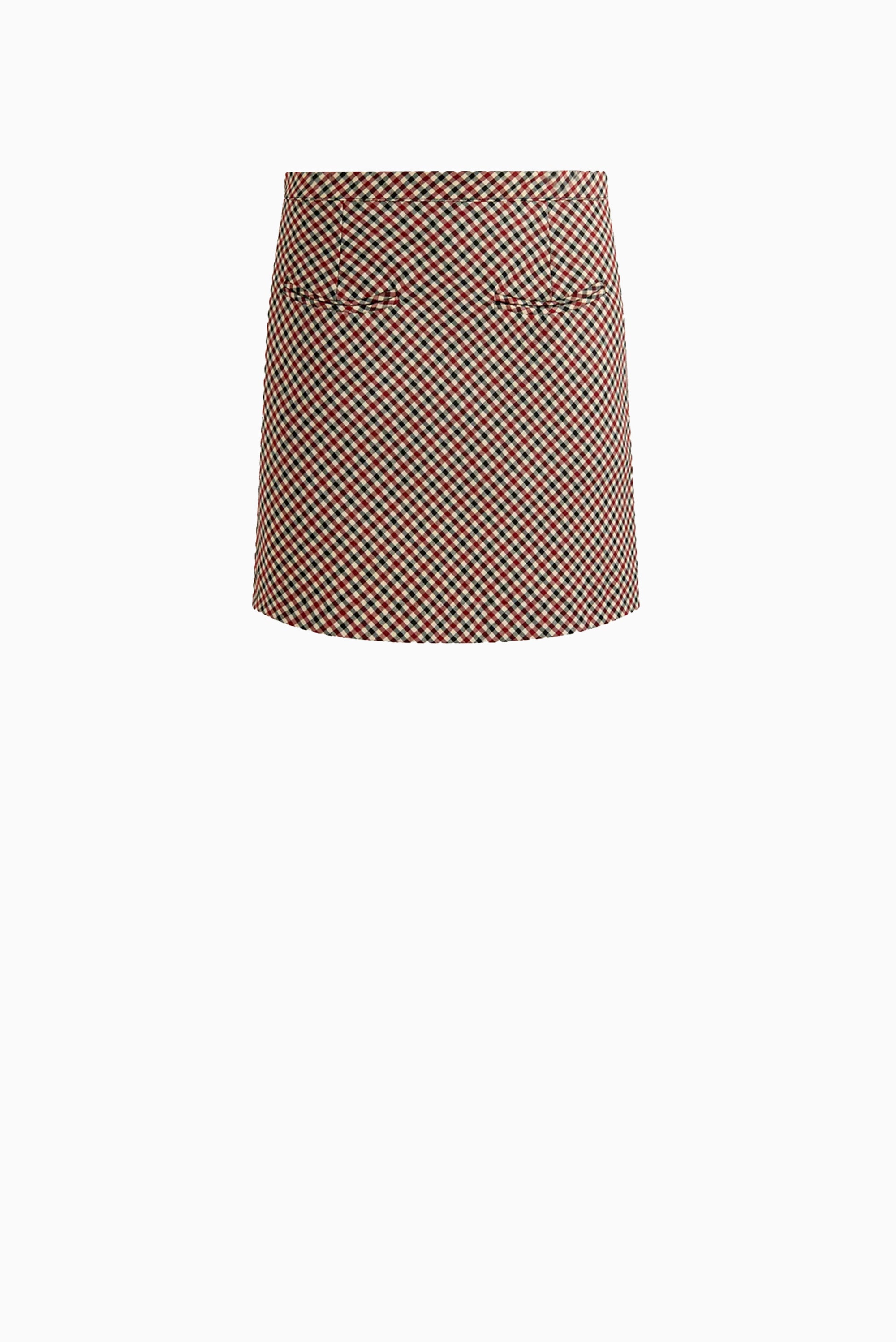 HOUSE OF SUNNY The Marie Skirt - Wine Multi