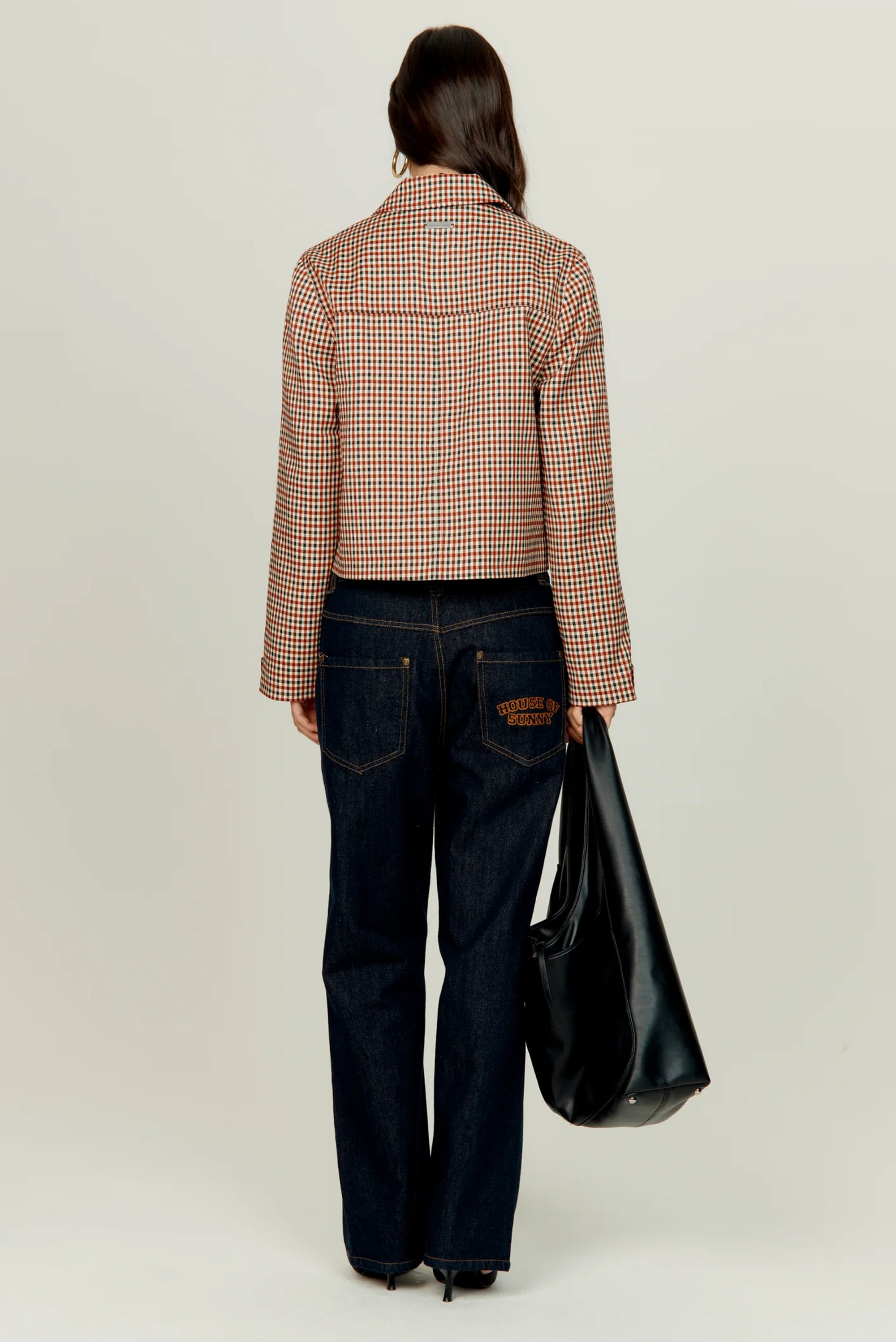 HOUSE OF SUNNY The Marie Jacket - Wine Multi