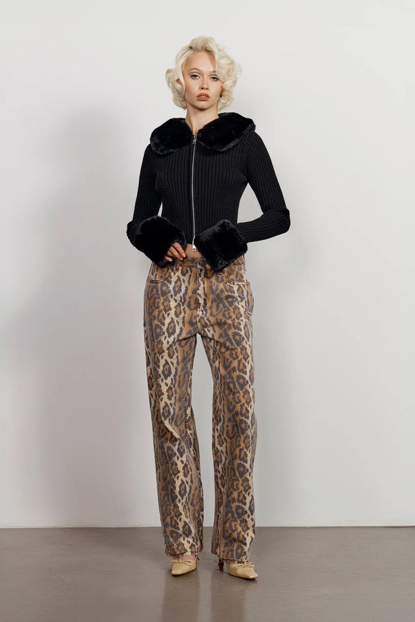 HOUSE OF SUNNY Peggy Cardi - Sable