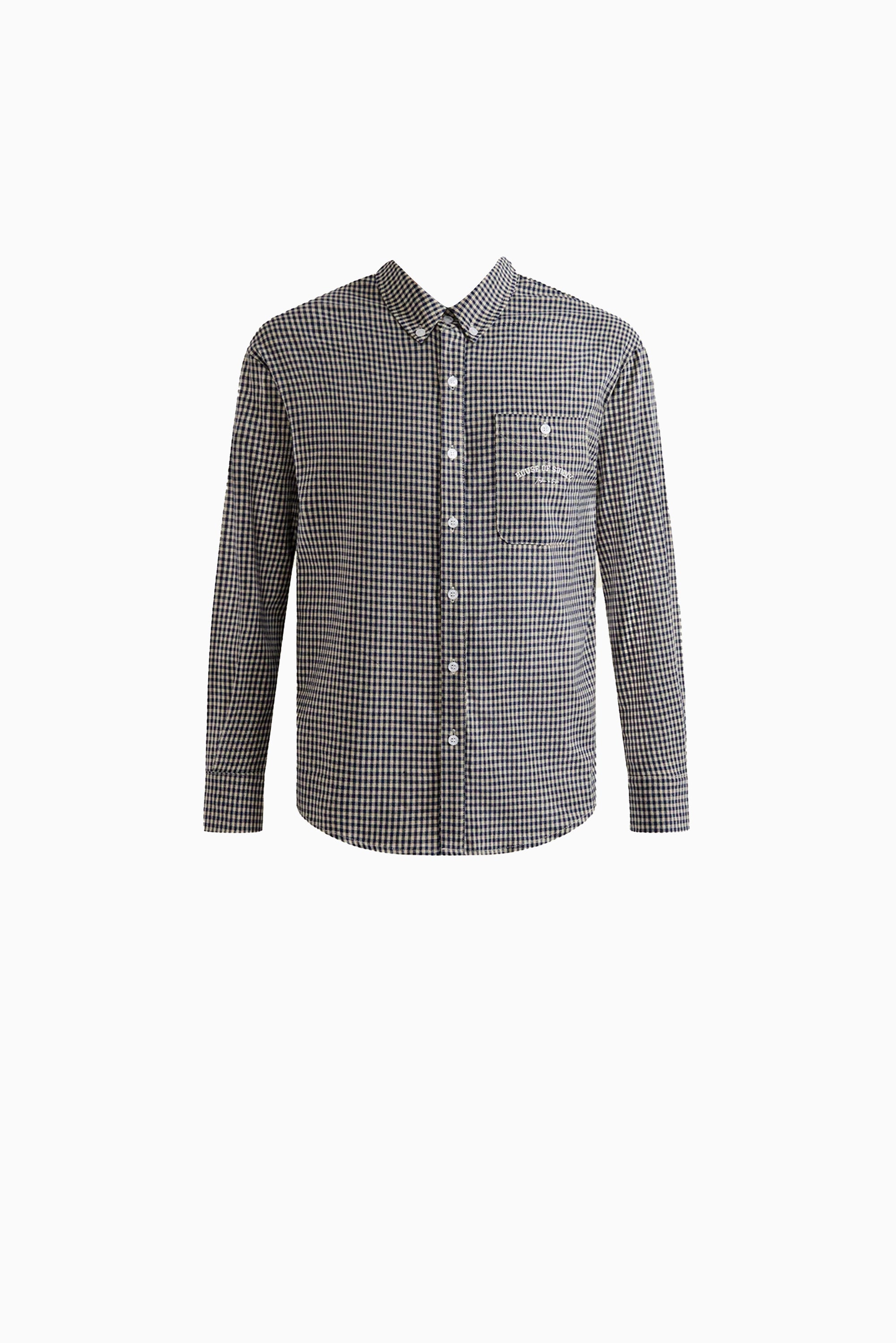 HOUSE OF SUNNY Gingham Shirt - Navy
