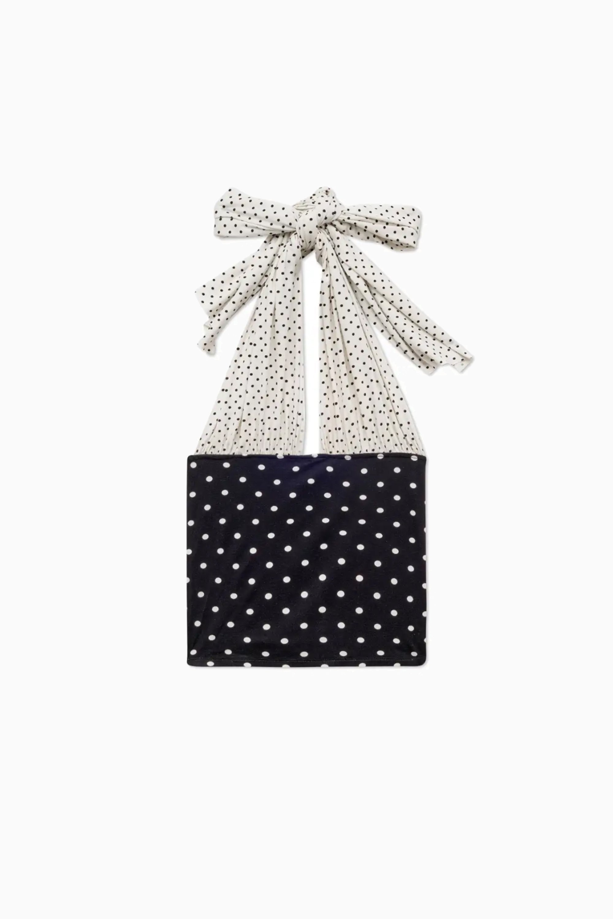 SUSMIE'S Isabella Top - Black & White Polka Dot