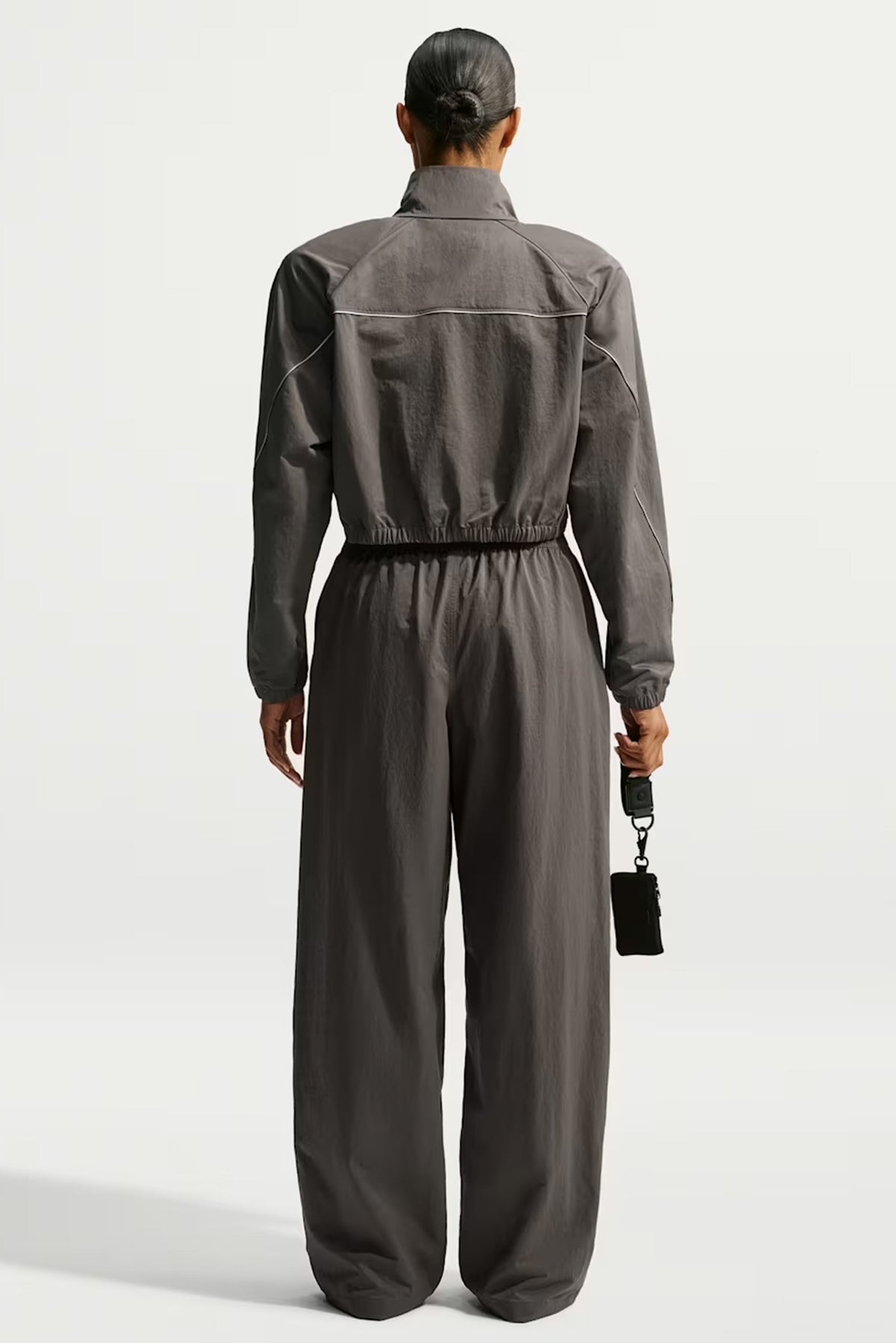 NikeSKIMS Crunchy Nylon Cropped Jacket - Boulder