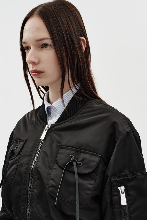 JAKKE Jenki Bomber Jacket - Black