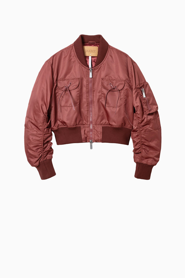 JAKKE Lola Bomber jacket - Burgundy