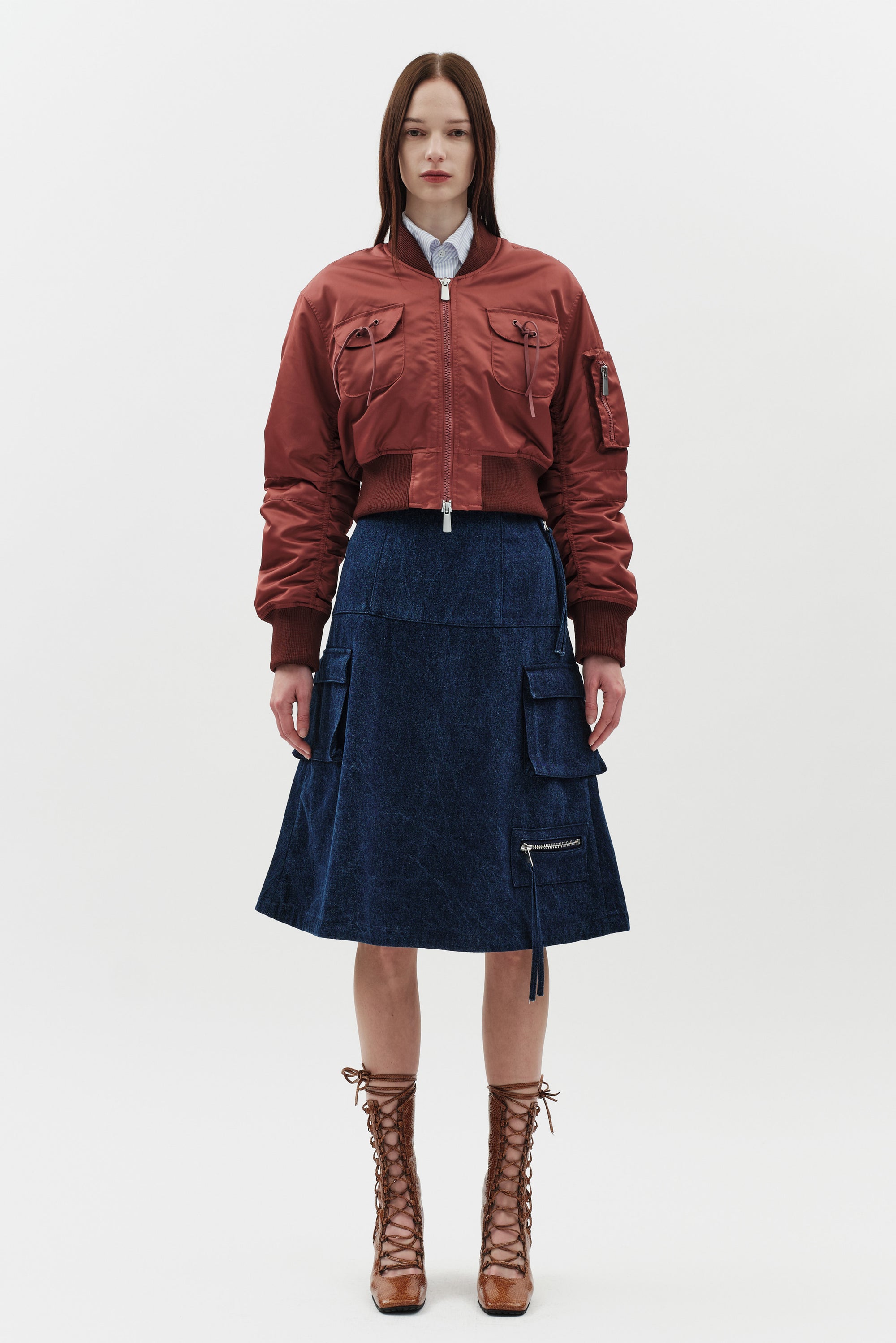 JAKKE Lola Bomber jacket - Burgundy