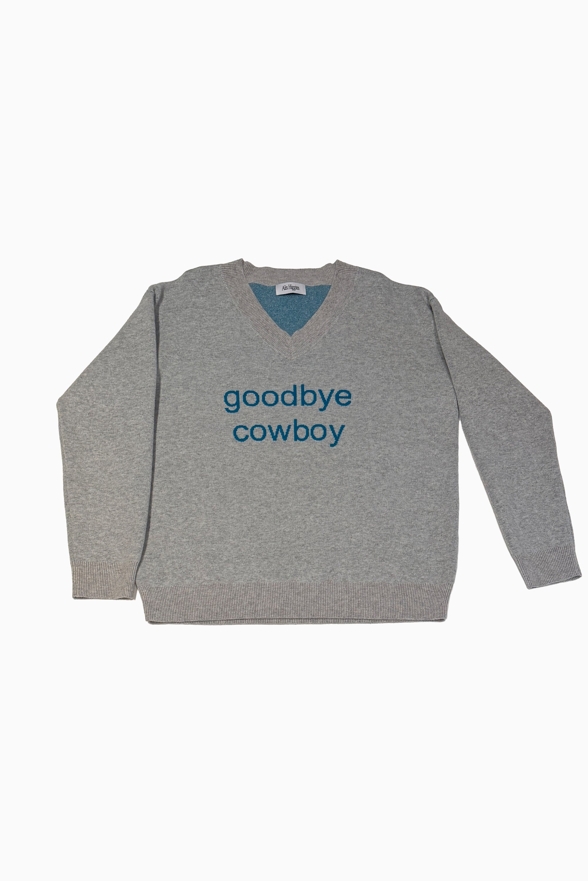 V-Neck Sweater - Grey