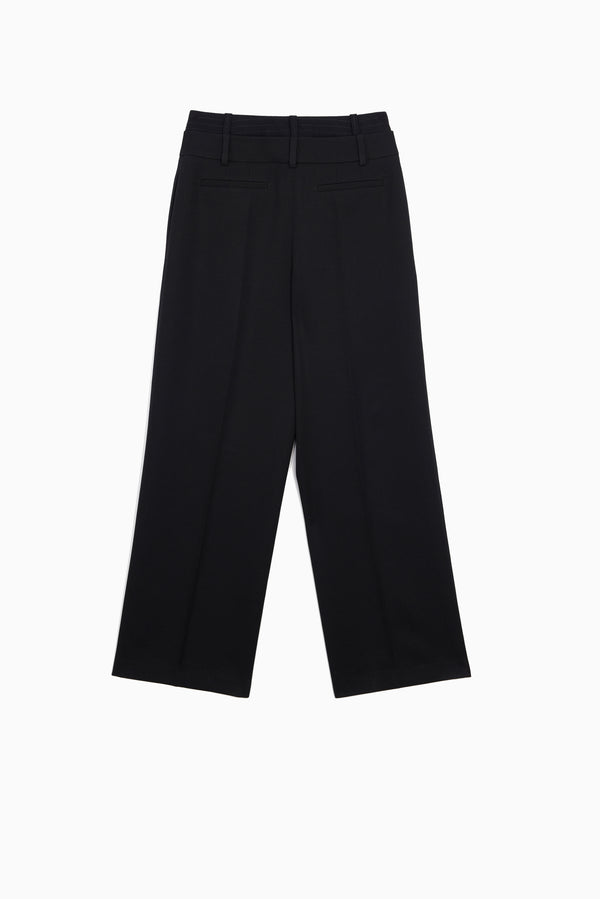 JUUN.J Double Waisted Wool Pants - Black