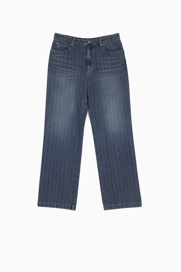 JUUN.J Slub Denim Pants - Blue