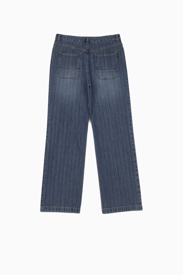 JUUN.J Slub Denim Pants - Blue
