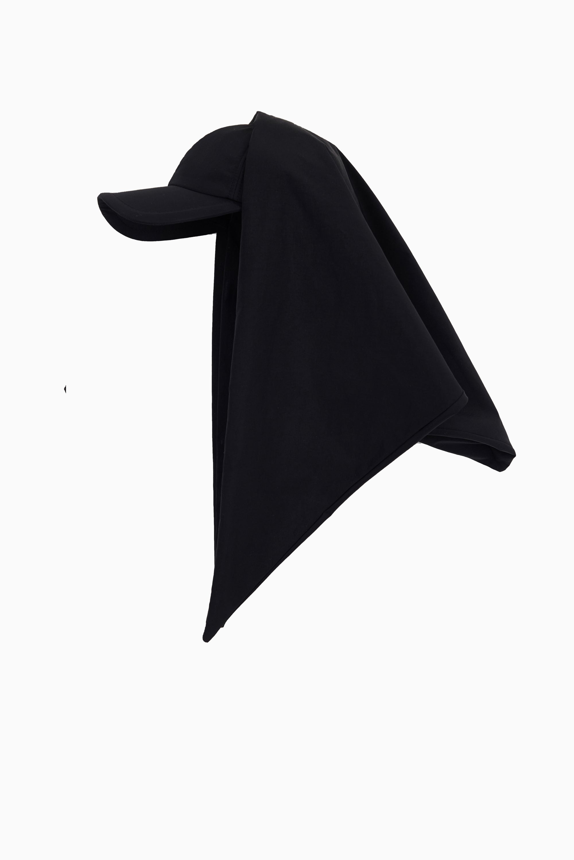 JUUN.J Scarf Ball Cap - Black