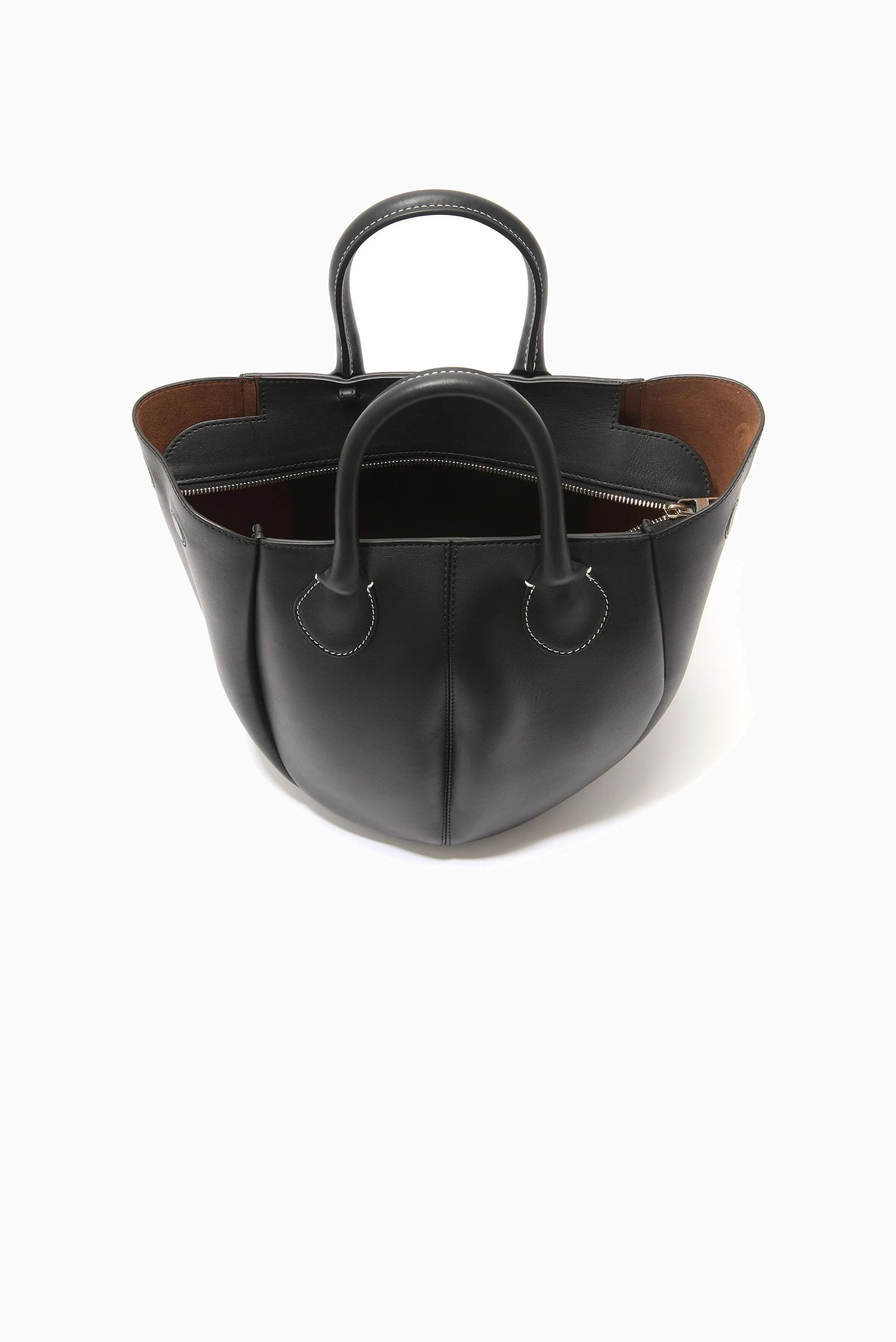 JW ANDERSON Small Punch Tote - Black