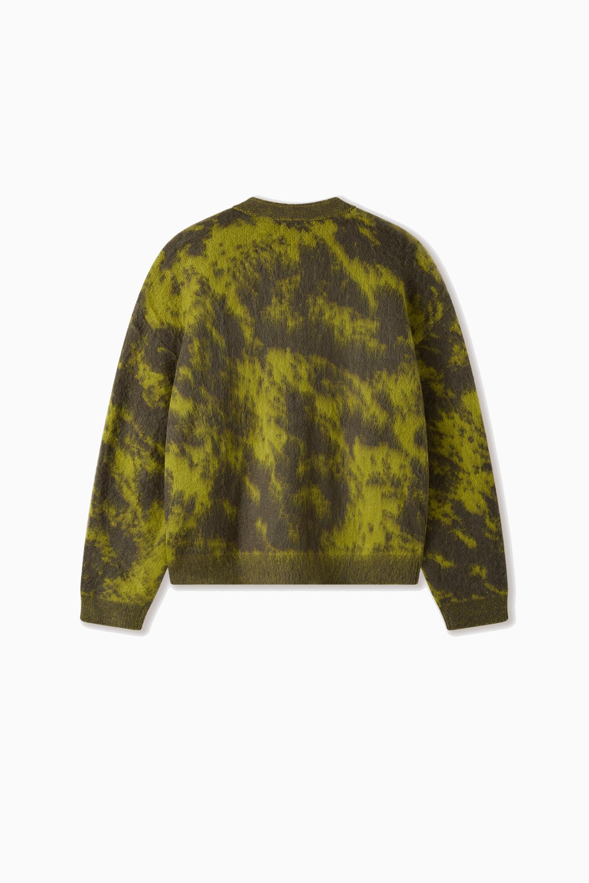 Wagara Green Mohair Cardigan - Green