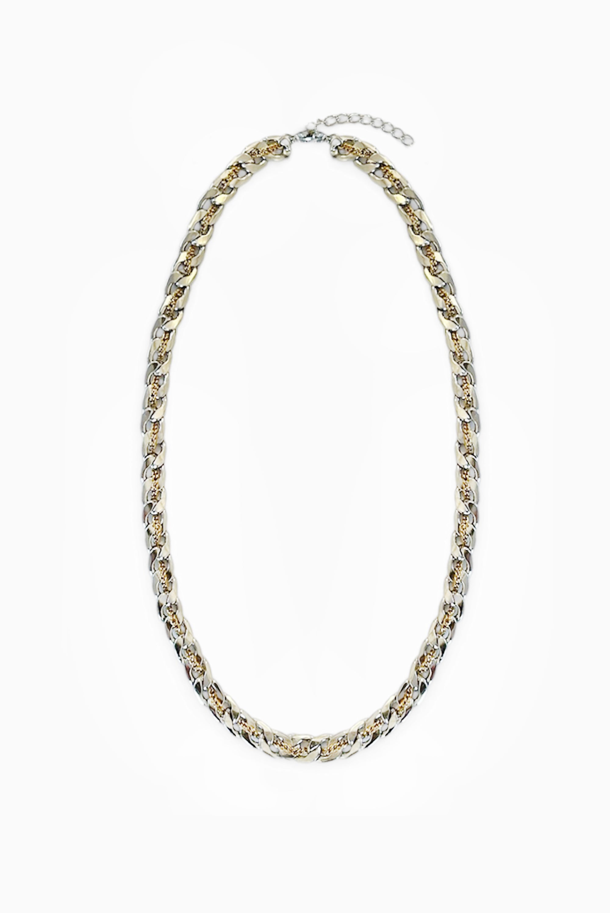 Levels Necklace - Gold/Chrome