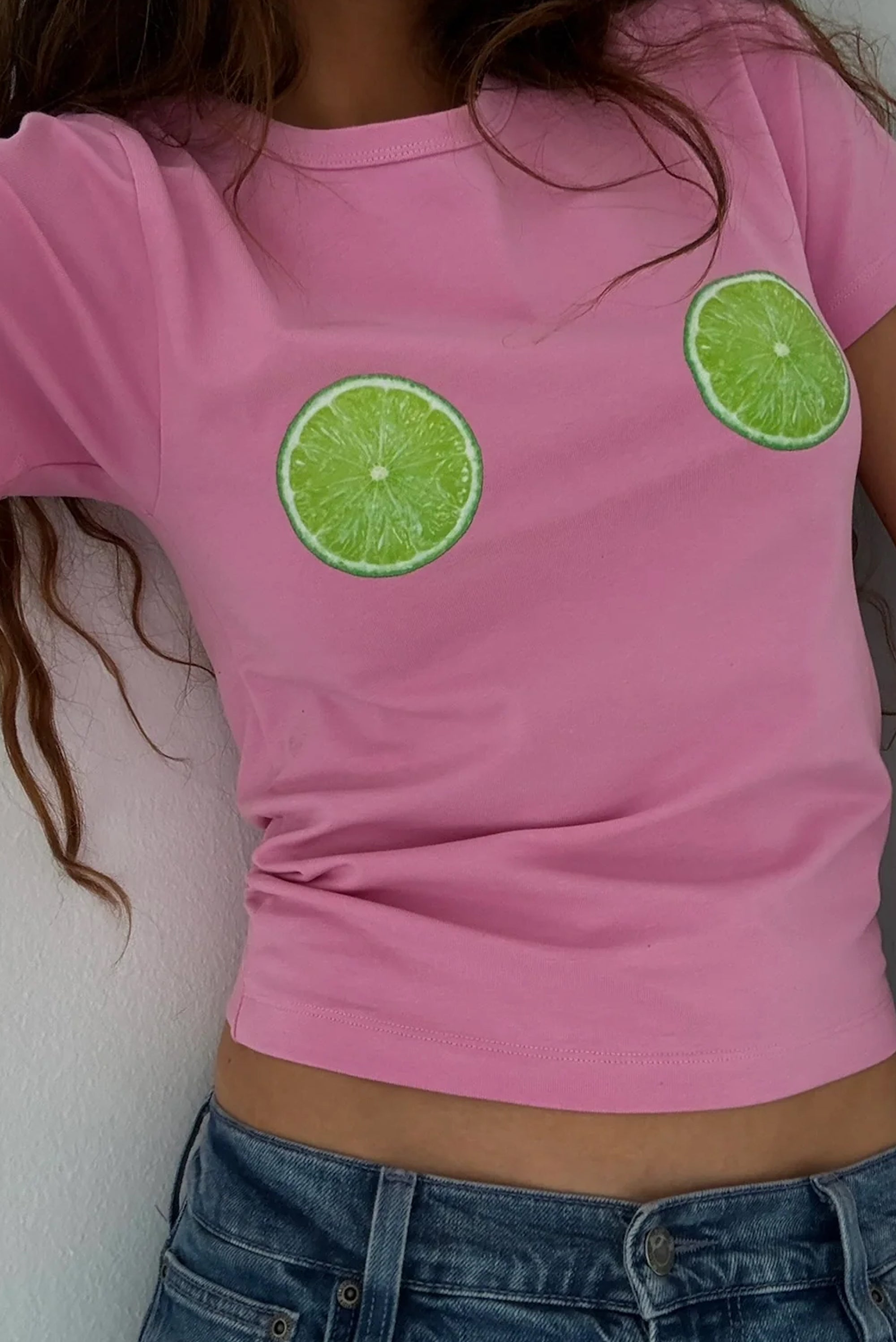Iris Lime T.Shirt - Pink