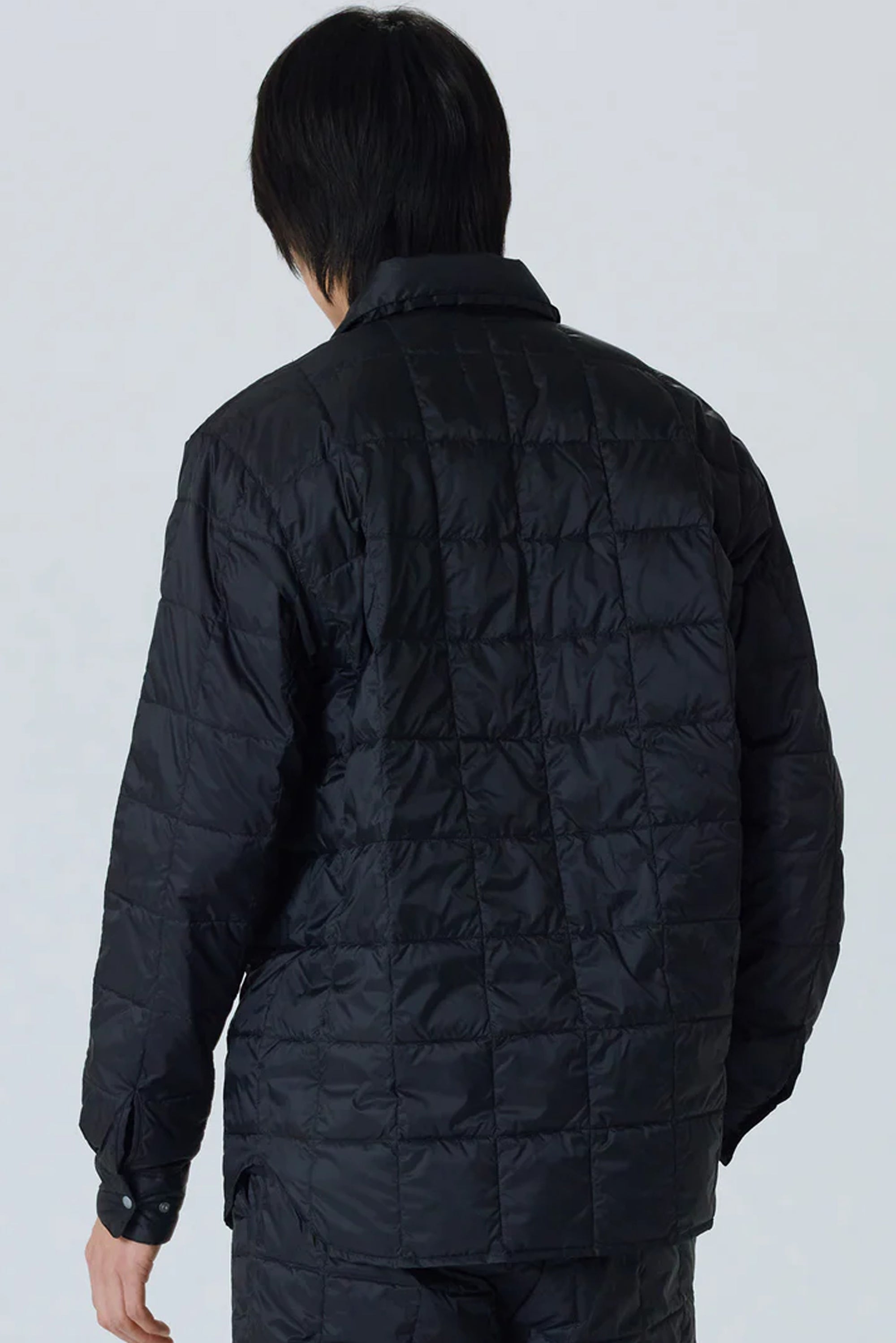 W-Pocket Down Shirt - Navy