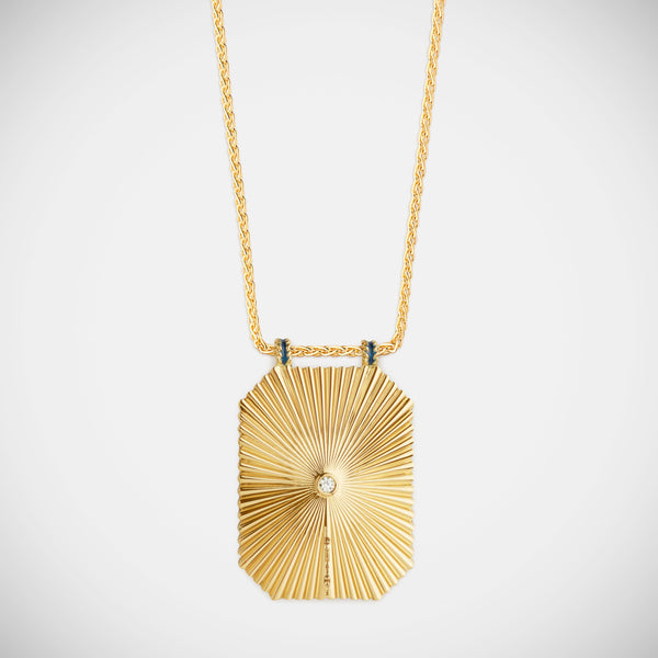 MARIE LICHTENBERG Scapular L Letter Necklace