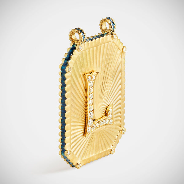 MARIE LICHTENBERG Scapular L Letter Necklace
