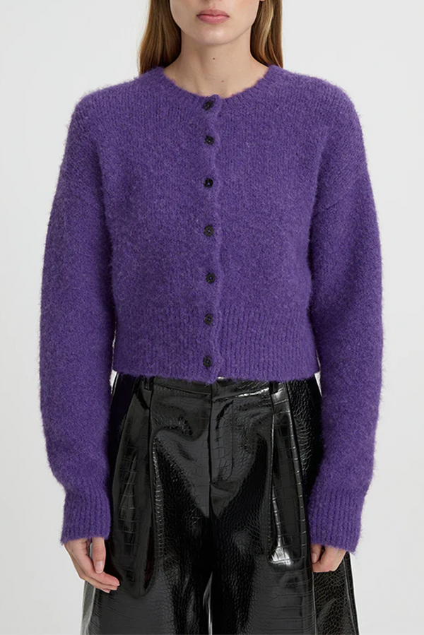 BLANCA Marlo Cardigan - Purple