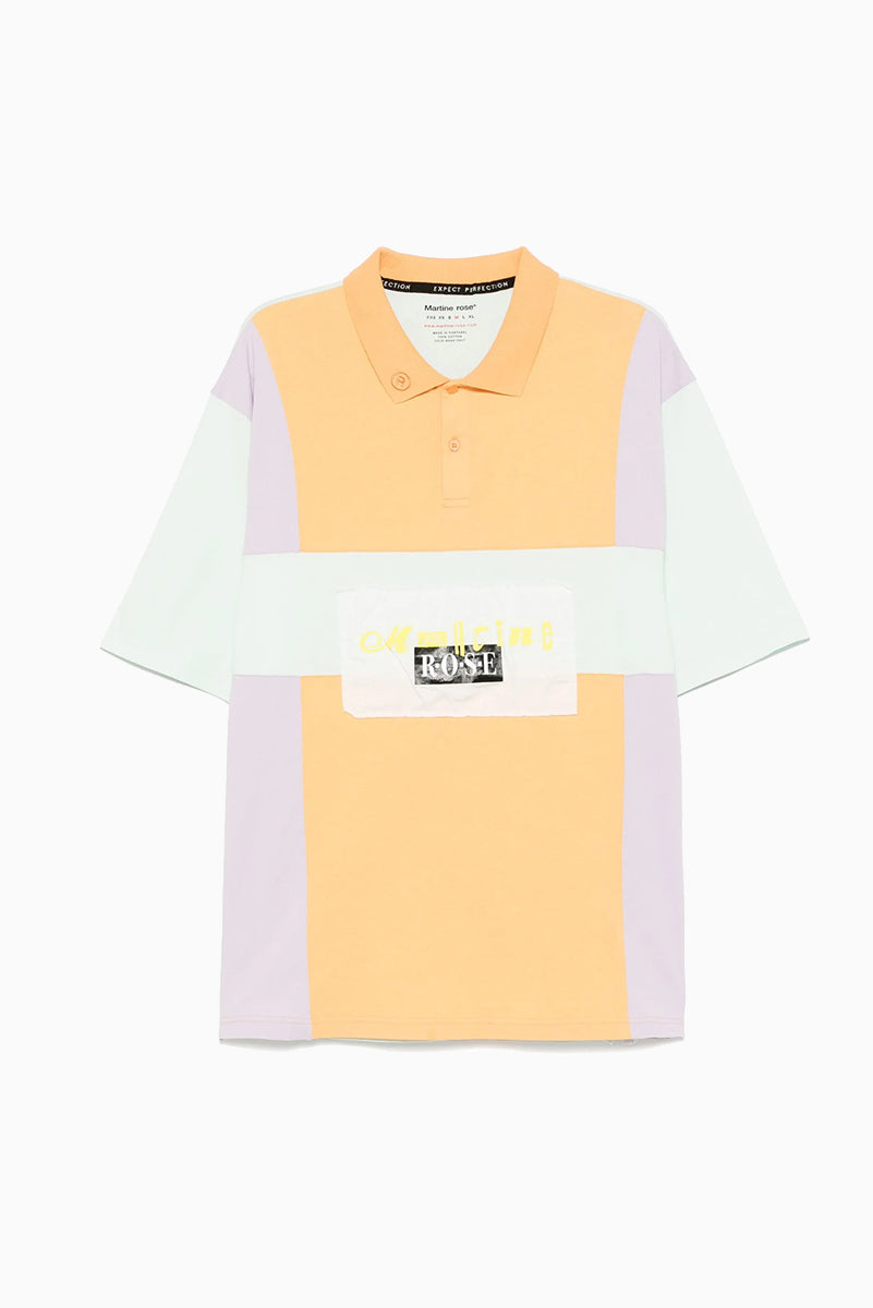 MARTINE ROSE Oversized Panelled Polo