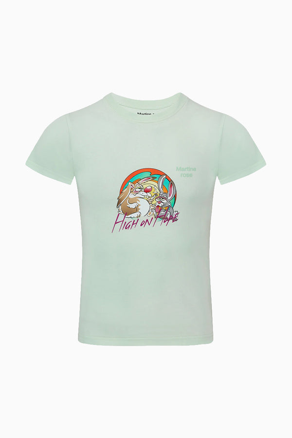 MARTINE ROSE Shrunken T-Shirt -