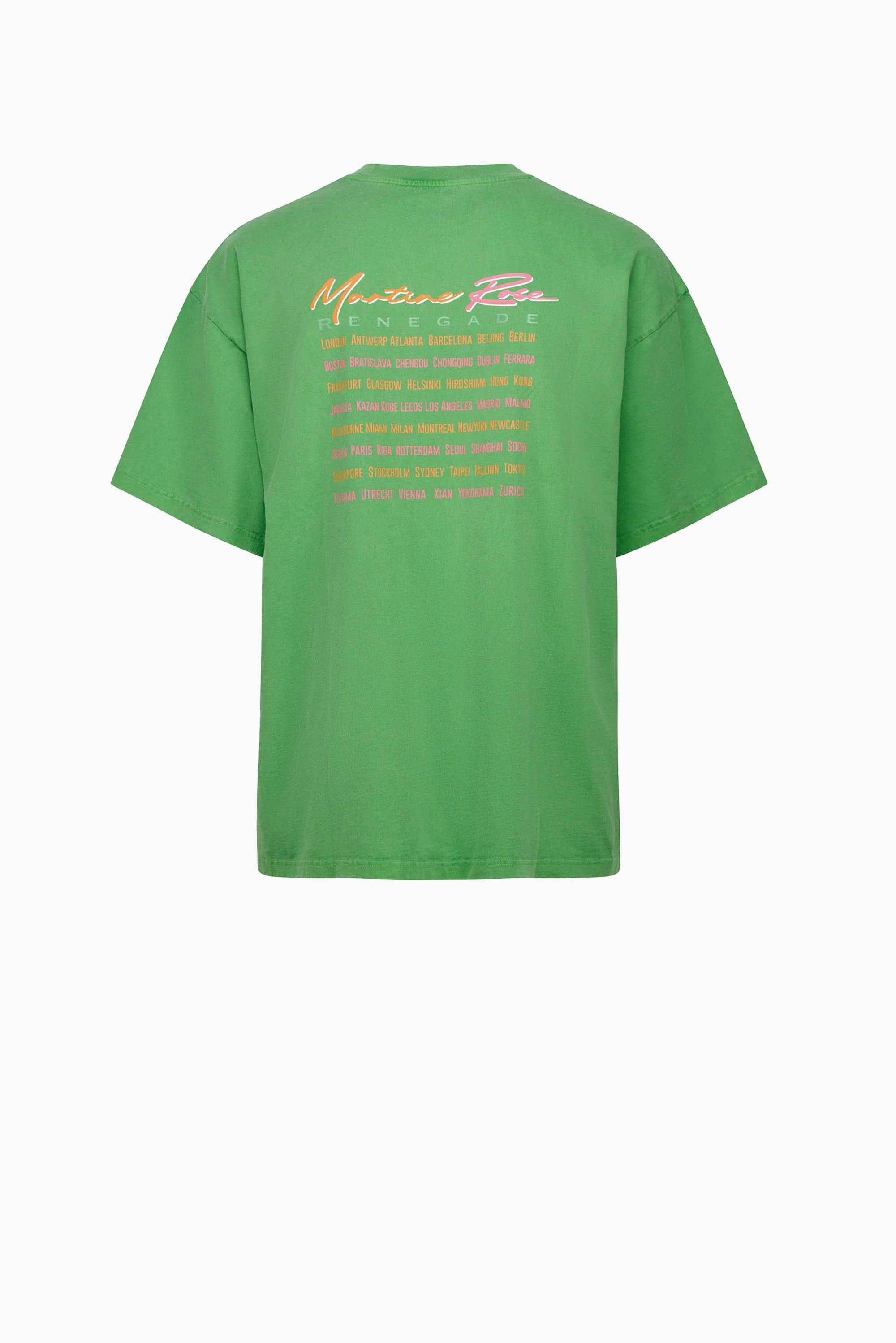 MARTINE ROSE Oversized S/S T.Shirt - Green