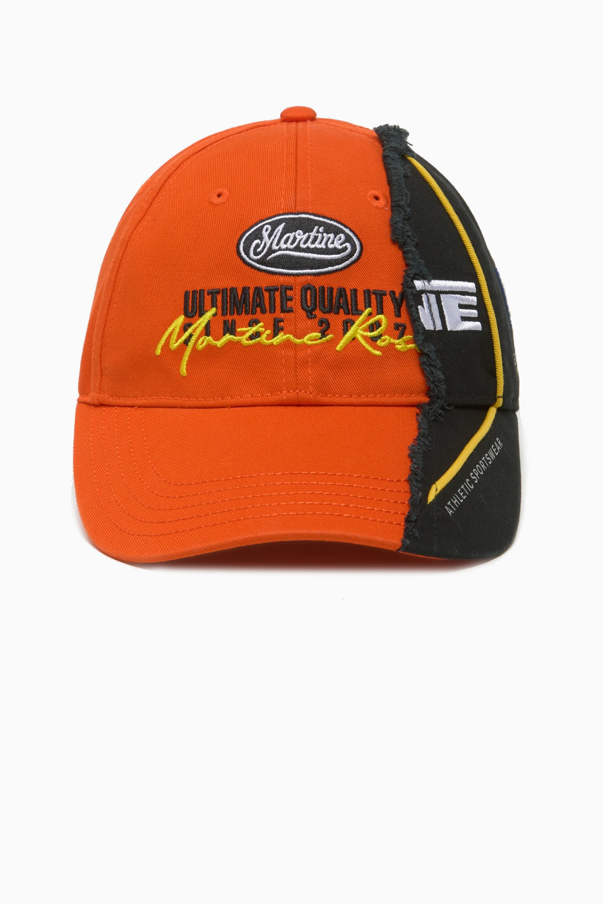 MARTINE ROSE Collage Cap - Orange