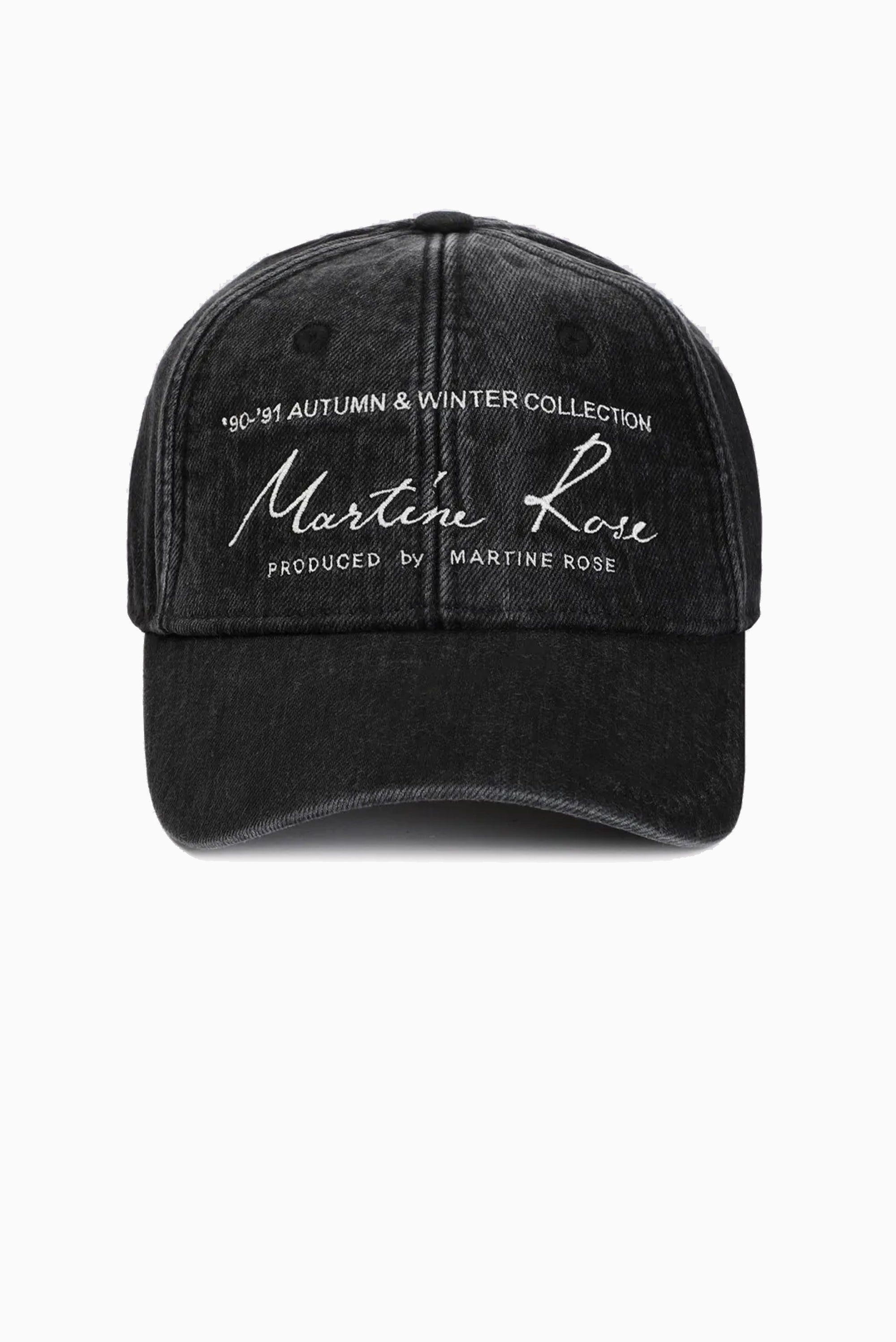 MARTINE ROSE Signature Cap - Black