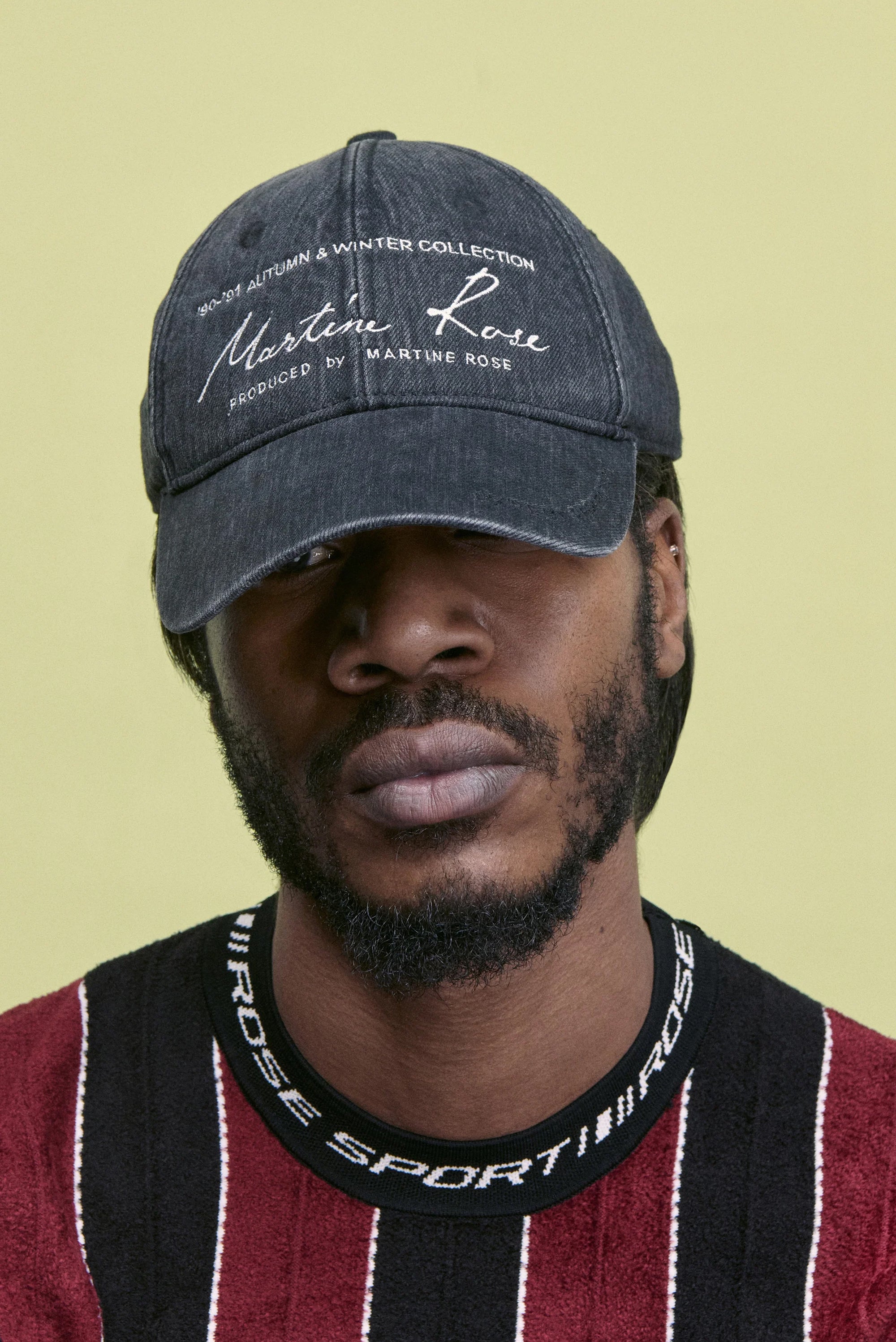 MARTINE ROSE Signature Cap - Black