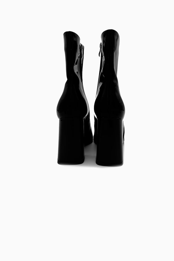 Marty Boot - Patent Black